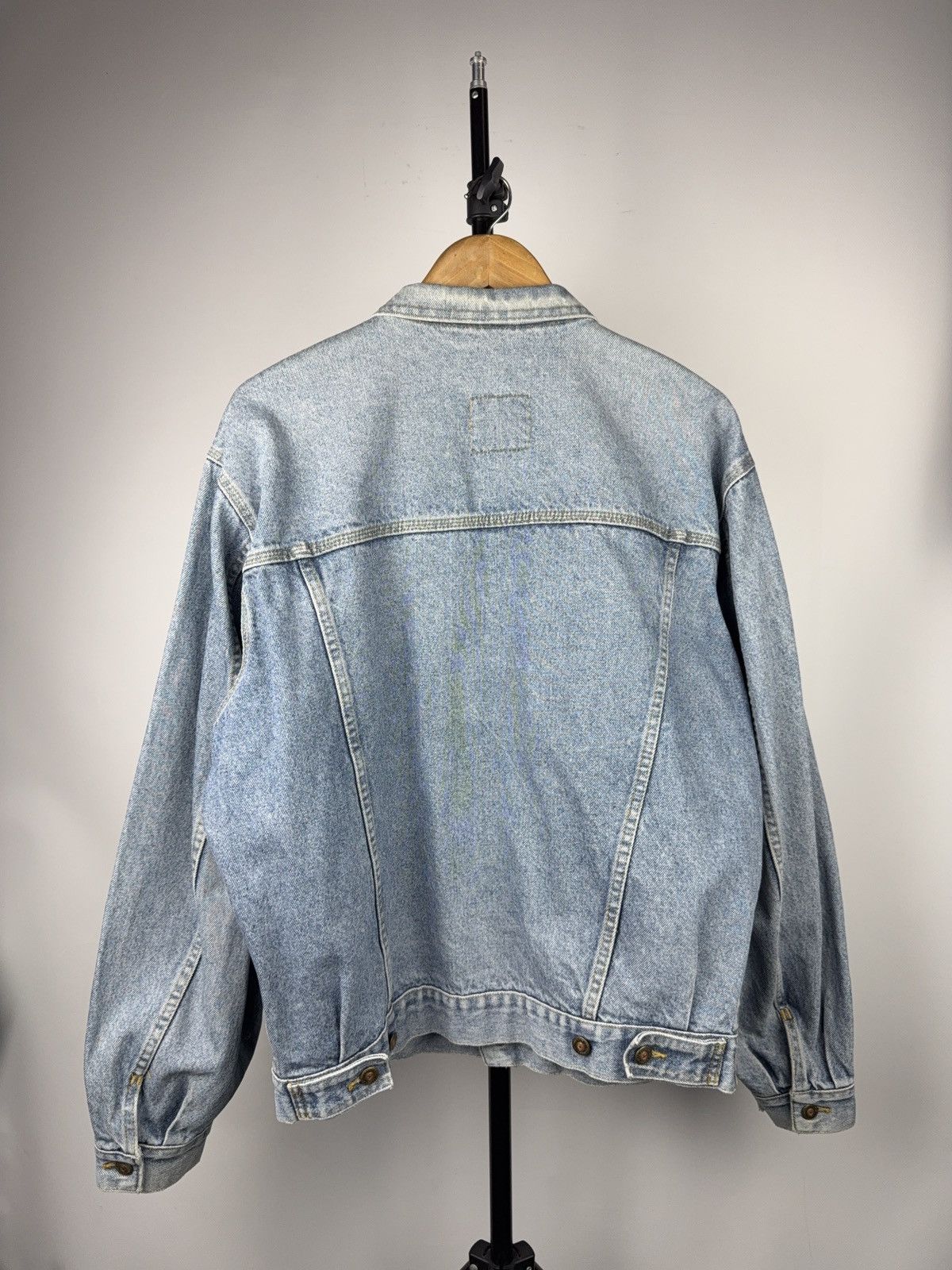 Lee Vntg Retro USA 90s Lee Cooper Western Denim Trucker Jacket Size US L / EU 52-54 / 3 - 13 Thumbnail