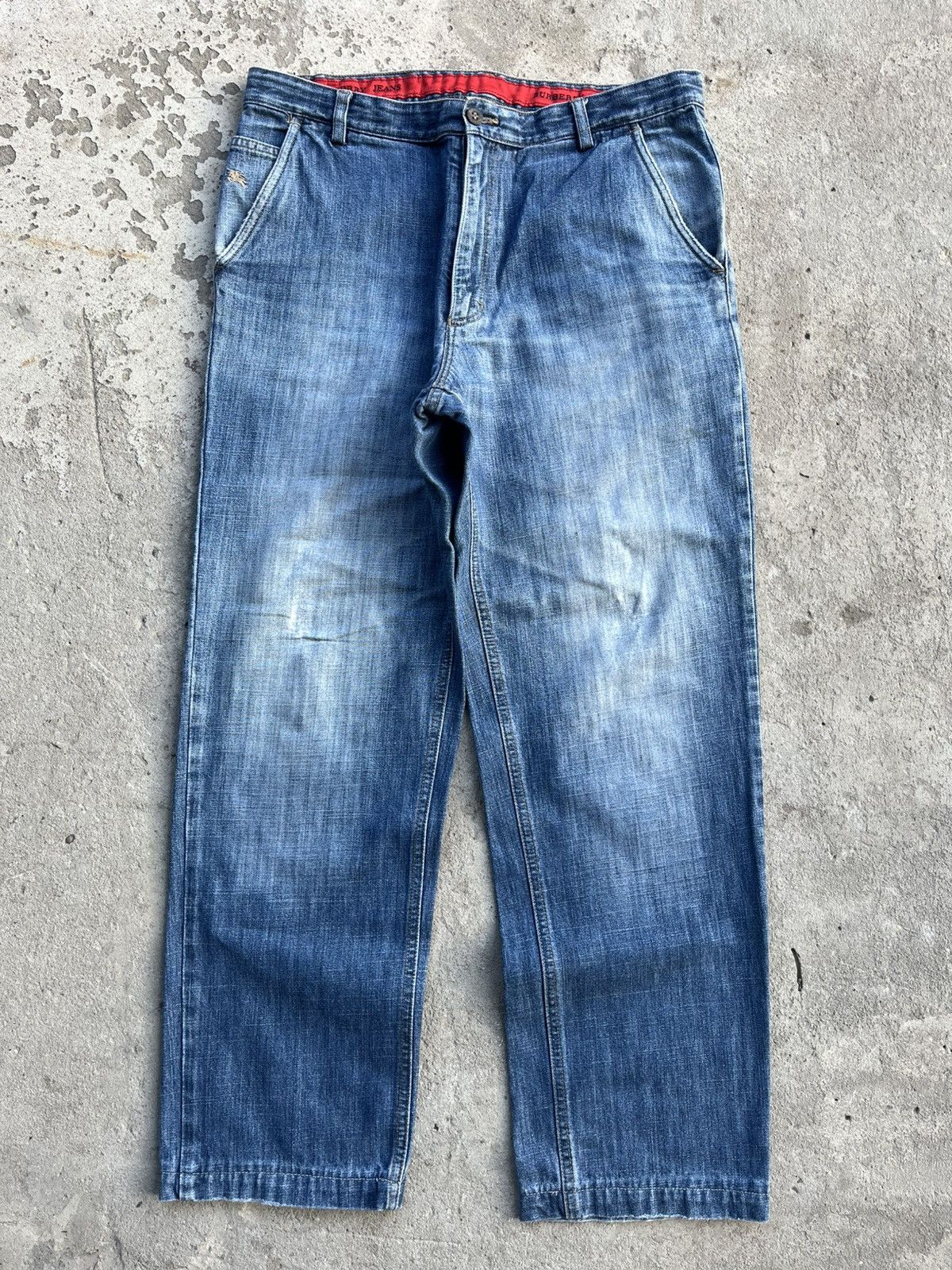 Burberry BURBERRY Vintage Distressed Faded Straight Fit Denim Jeans Size US 32 / EU 48 - 5 Thumbnail