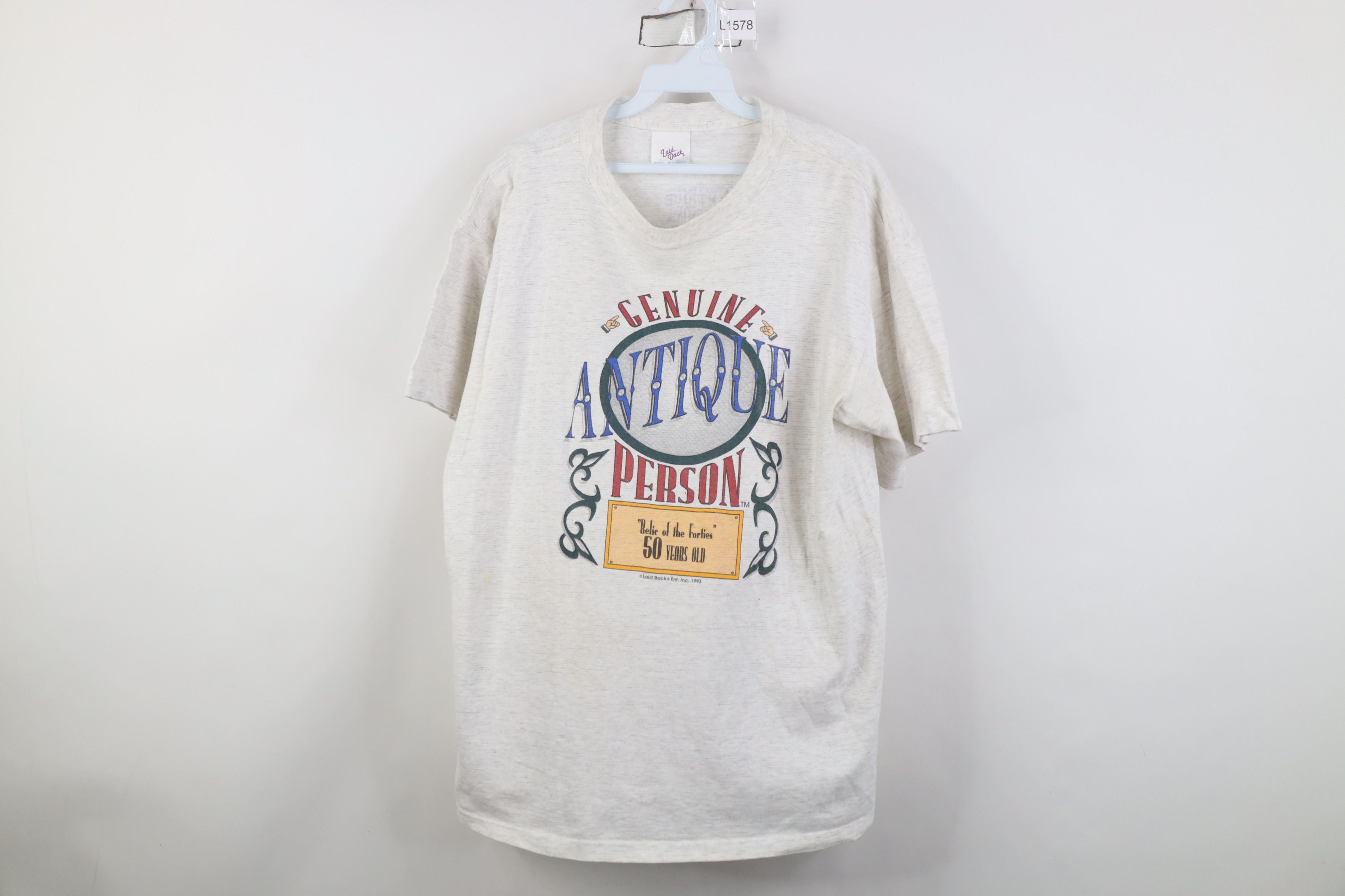 Vintage Vintage 90s Streetwear Person Short Sleeve T-Shirt USA Size US XL / EU 56 / 4 - 1 Thumbnail