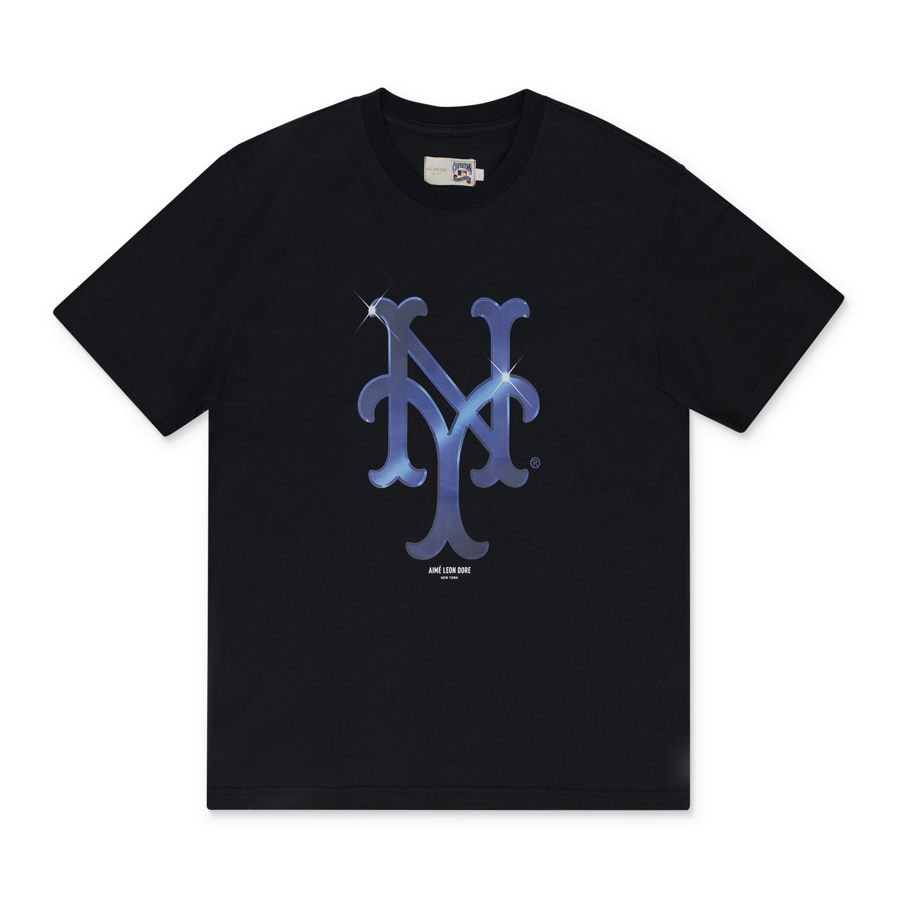 Aime Leon Dore Mets Chrome Logo Tee SIZE L Size US L / EU 52-54 / 3 - 1 Thumbnail