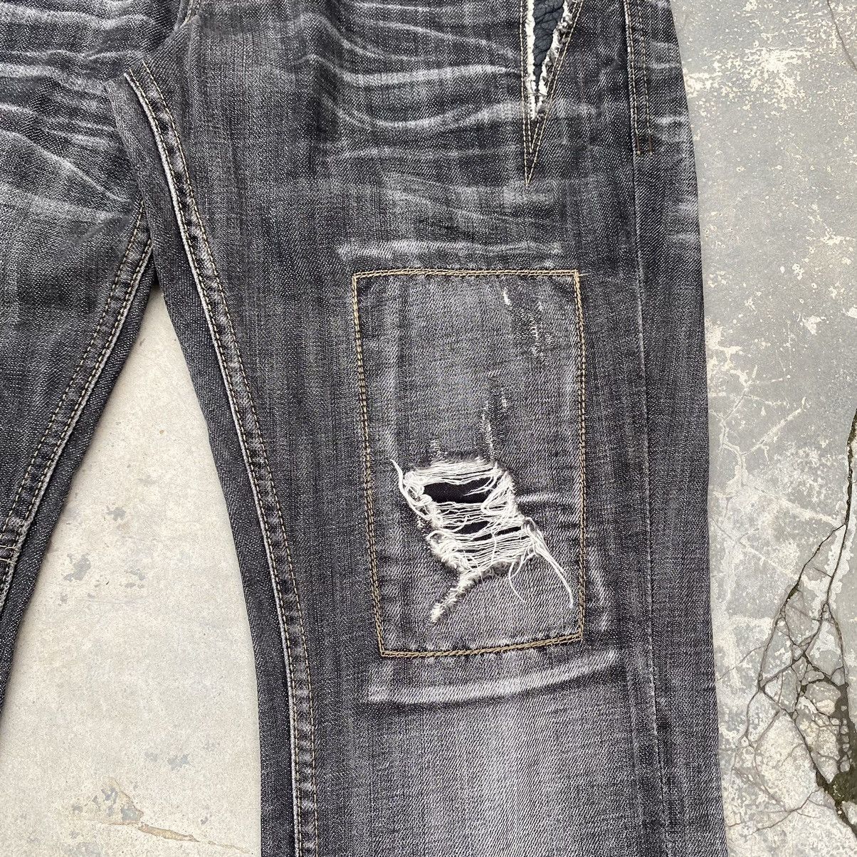 If Six Was Nine 🔥RATTLE TRAP🔥 distressed dark jeans Size US 32 / EU 48 - 3 Thumbnail