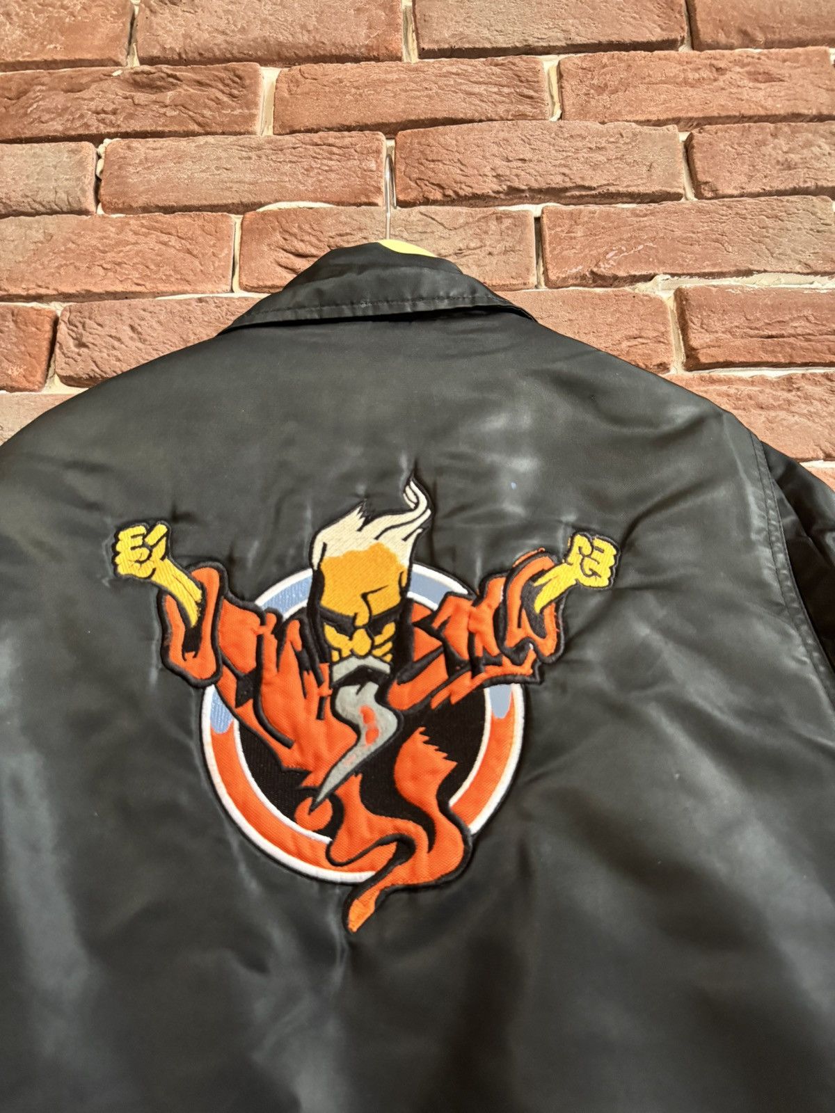 Thunderdome Rare 90s 1994 Thunderdome Bomber Jacket Gabber Hardcore Band Size US XL / EU 56 / 4 - 10 Thumbnail