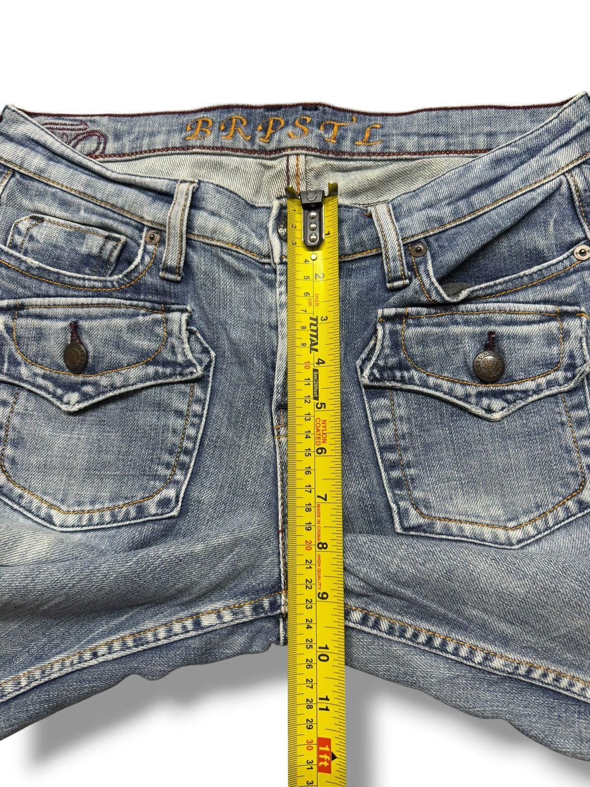 Japanese Brand Vintage Brappers Japan Denim Jeans | Y2K Bootcut Flare | W30 Size 30" / US 8 / IT 44 - 14 Thumbnail