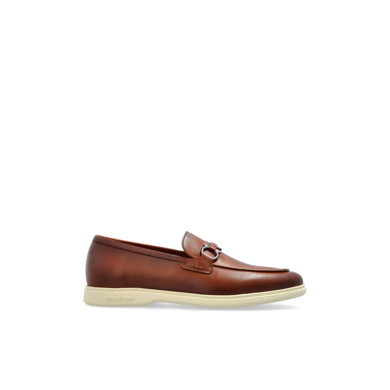 FERRAGAMO Brown Leather Loafers New & Authentic (Men's size: