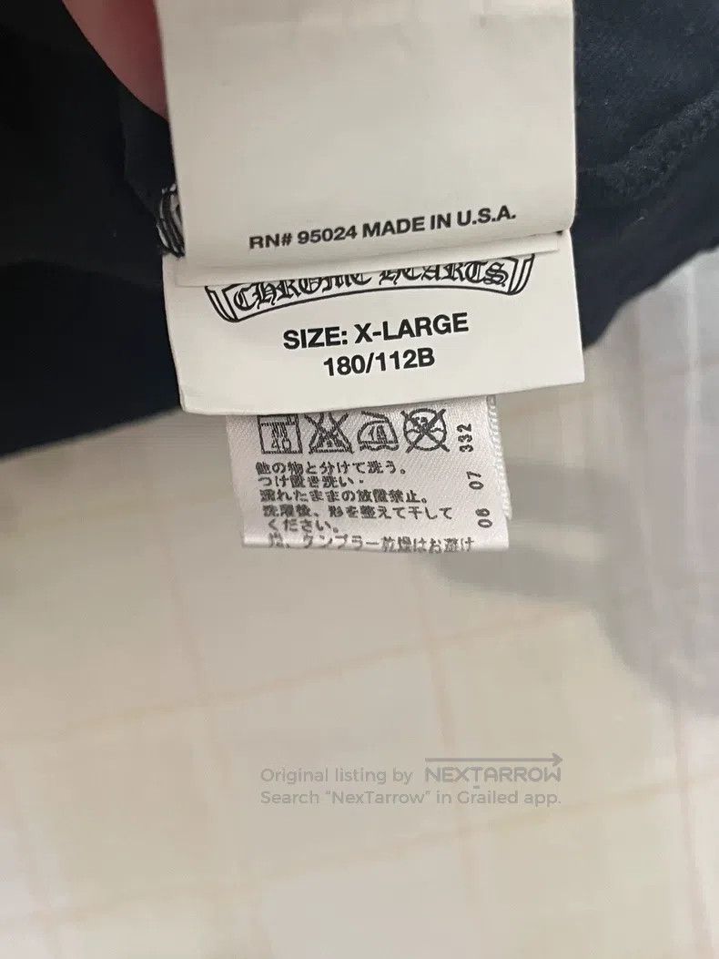 Chrome Hearts CHROME HEARTS Size XL Star dark scroll short sleeve T-shirt Size US XL / EU 56 / 4 - 4 Thumbnail
