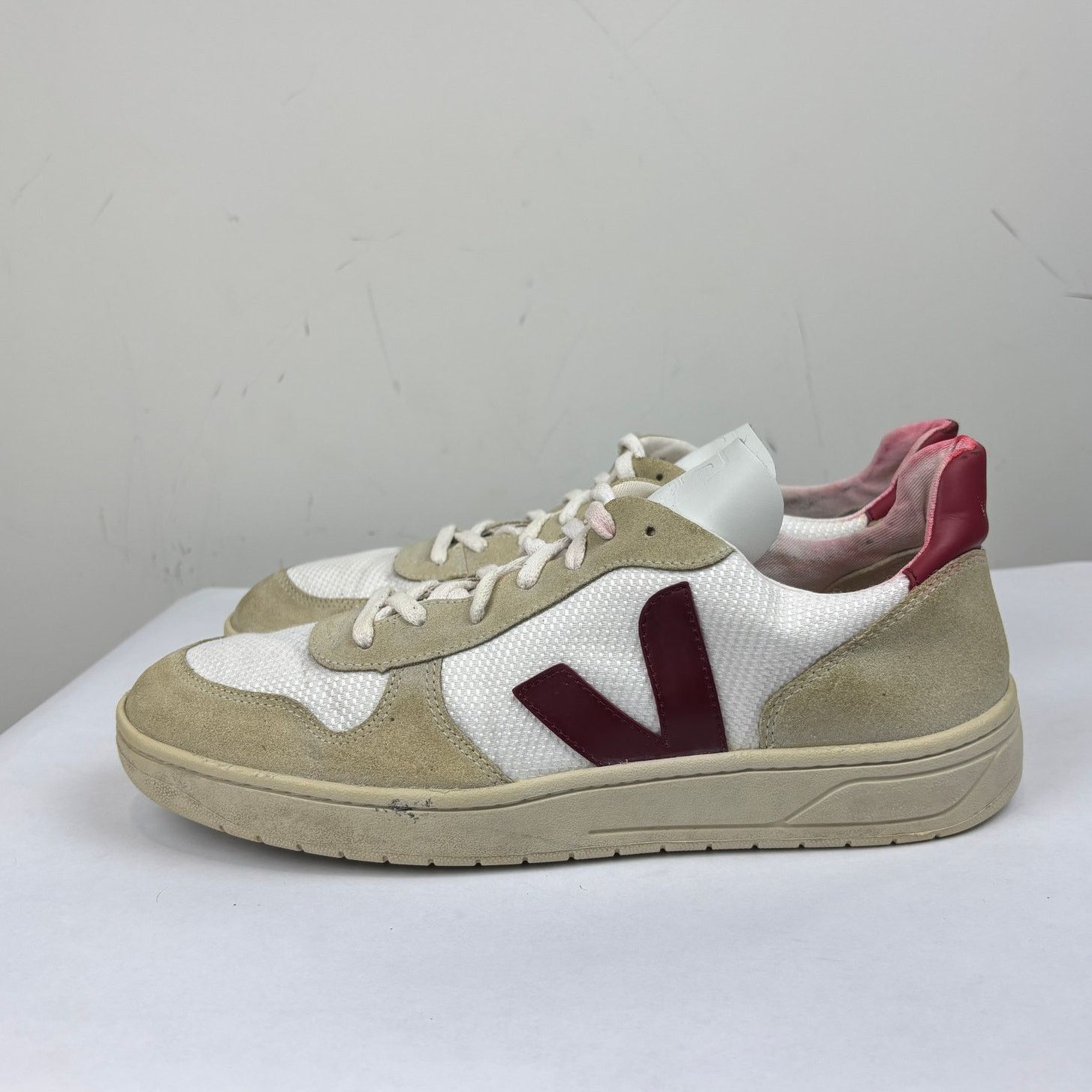 Veja Veja V-10 Leather Low Sneakers Shoes Men's 11.5 Preppy Size US 11.5 / EU 44-45 - 5 Thumbnail