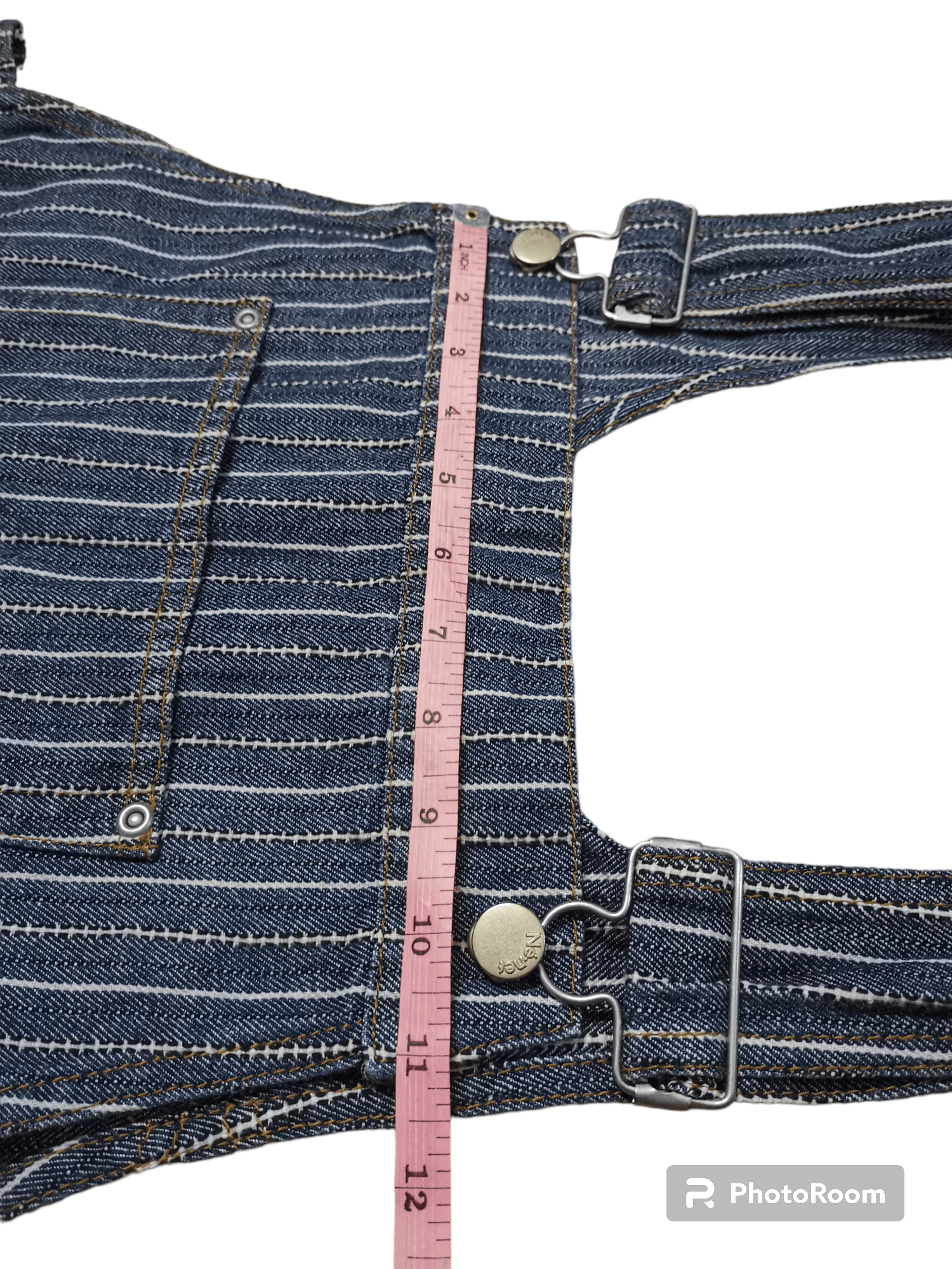 Issey Miyake × Japanese Brand × Ne-Net 💥Rare💥 Vtg Ne-net Issey Miyake Hickory Overall Suspender Size 34" / US 12 / IT 48 - 18 Thumbnail