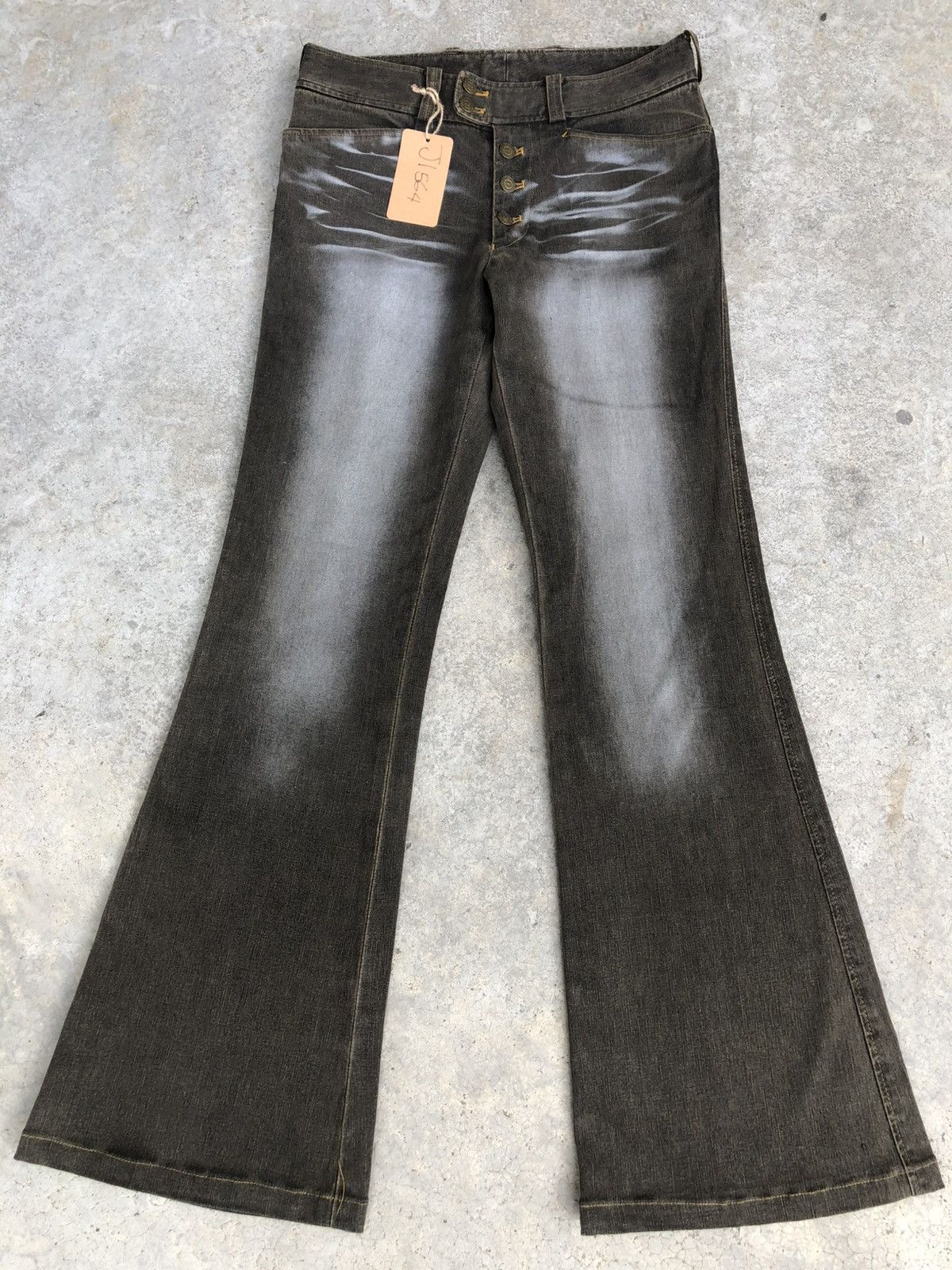Tornado Mart Tornado Mart Flared Jeans Distressed Jeans Size US 30 / EU 46 - 1 Thumbnail