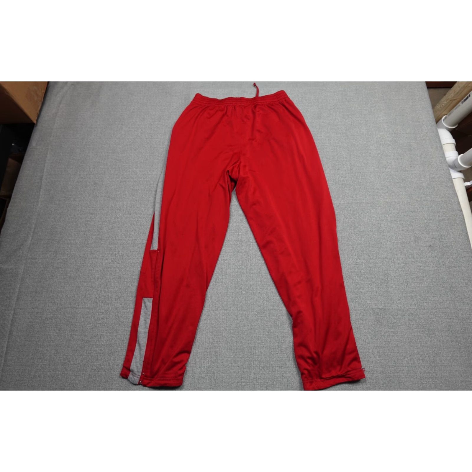 Nike VINTAGE Nike Pants Mens M Red Sweatpants Lounge Baggy Basketball Silver Tag Size US 31 - 4 Thumbnail