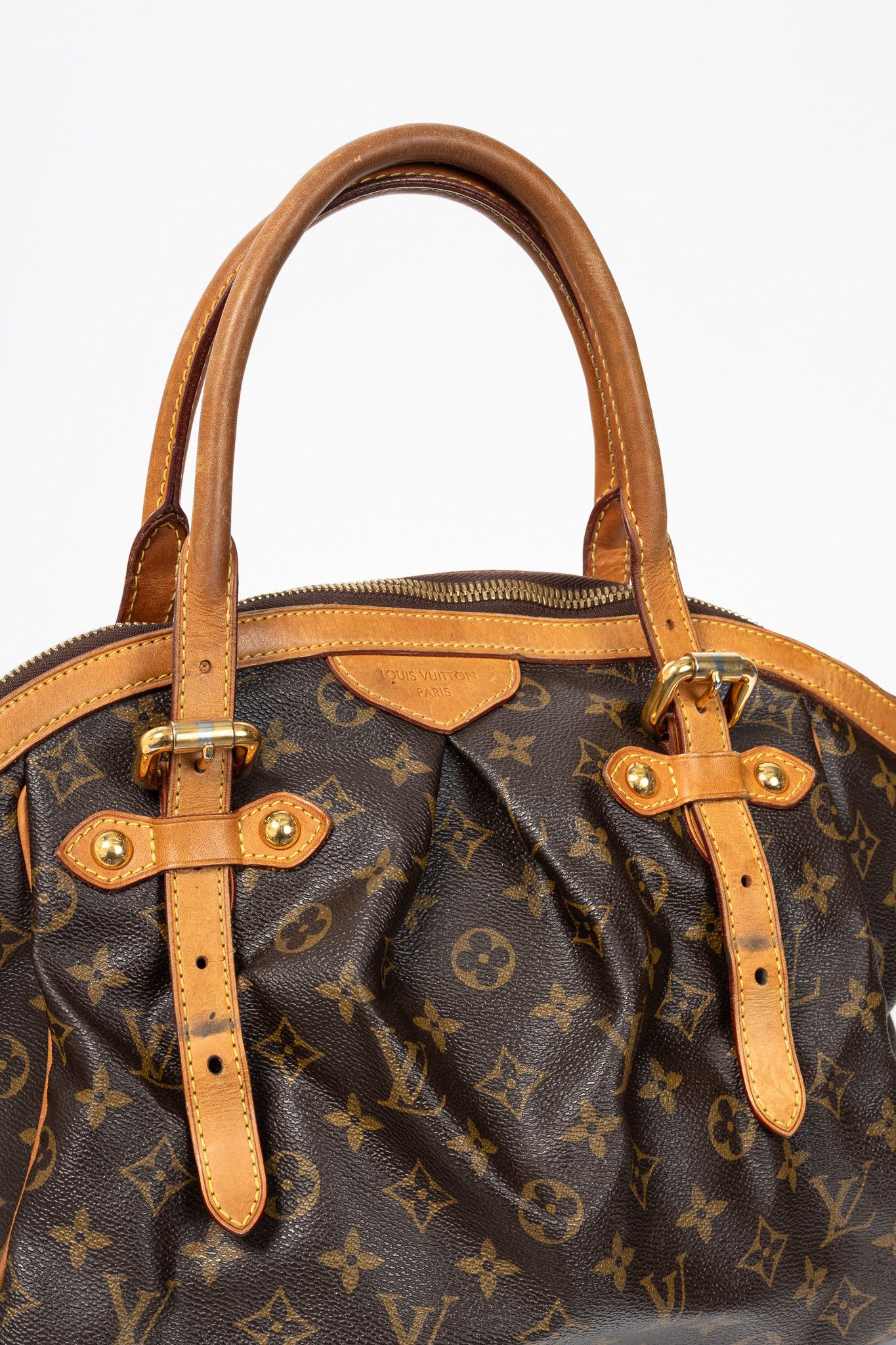 Louis Vuitton Louis Vuitton Tivoli GM Monogram & Leather-Trim Handbag Size ONE SIZE - 6 Thumbnail