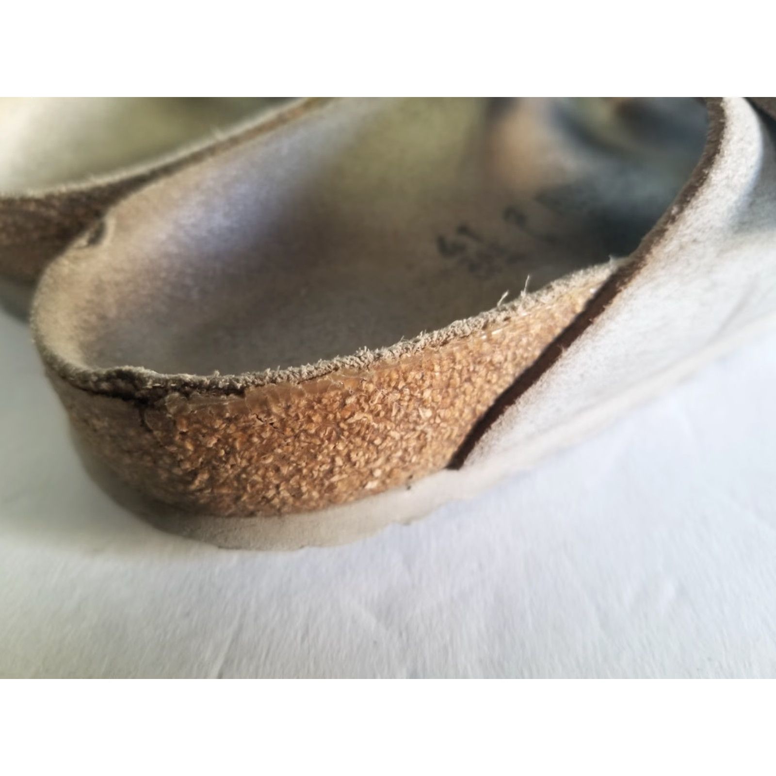Birkenstock Birkenstock Arizona Sandal Gray Womens Size 41 US 10 Leather Slide 41 Arizona, Gray, Birkenstock Women’s Sandal US 10 Size US 10 / IT 40 - 5 Thumbnail