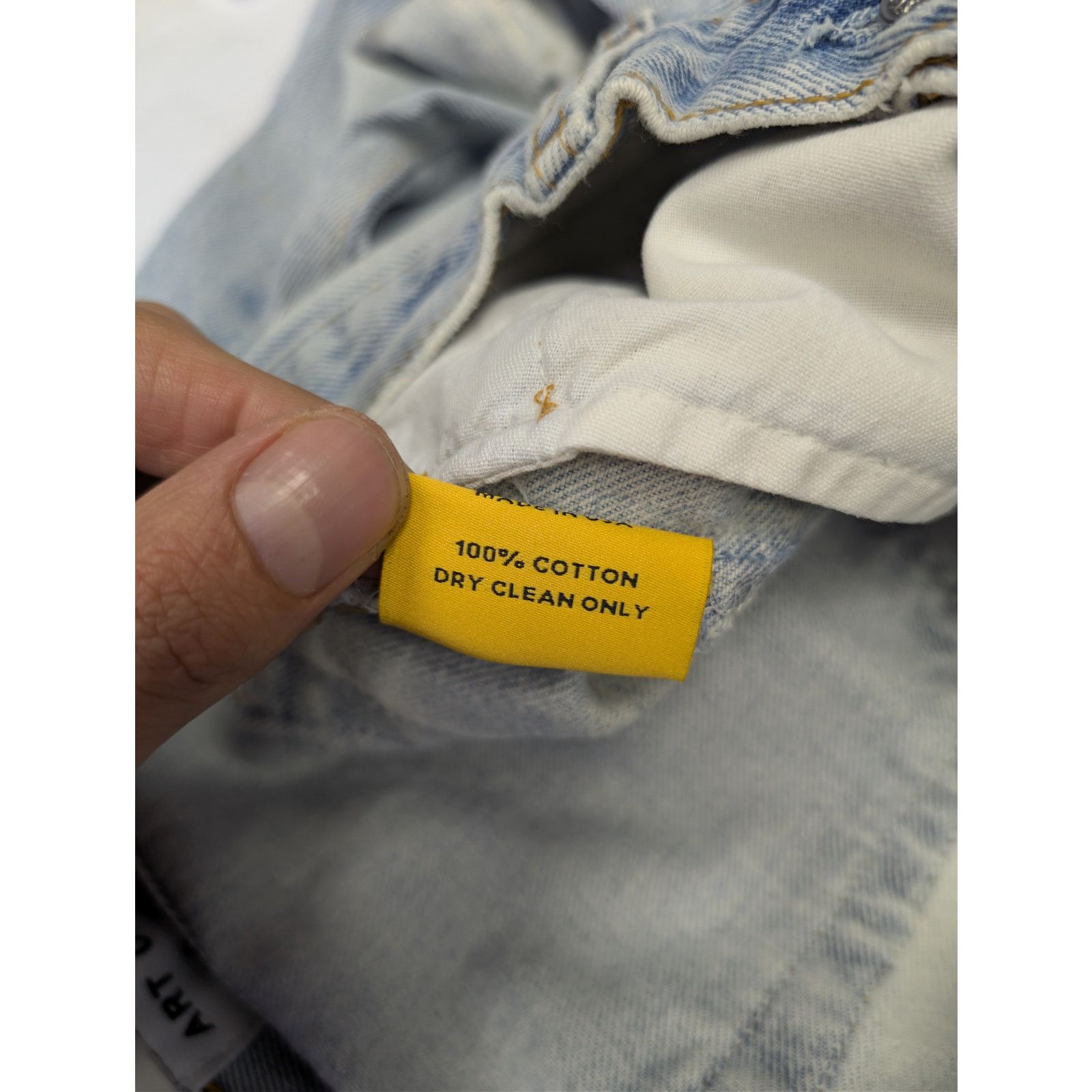 Gallery Dept. o1rshd1 Ken Ripped slim-cut jeans in a blue cotton denim Size US 32 / EU 48 - 20 Thumbnail