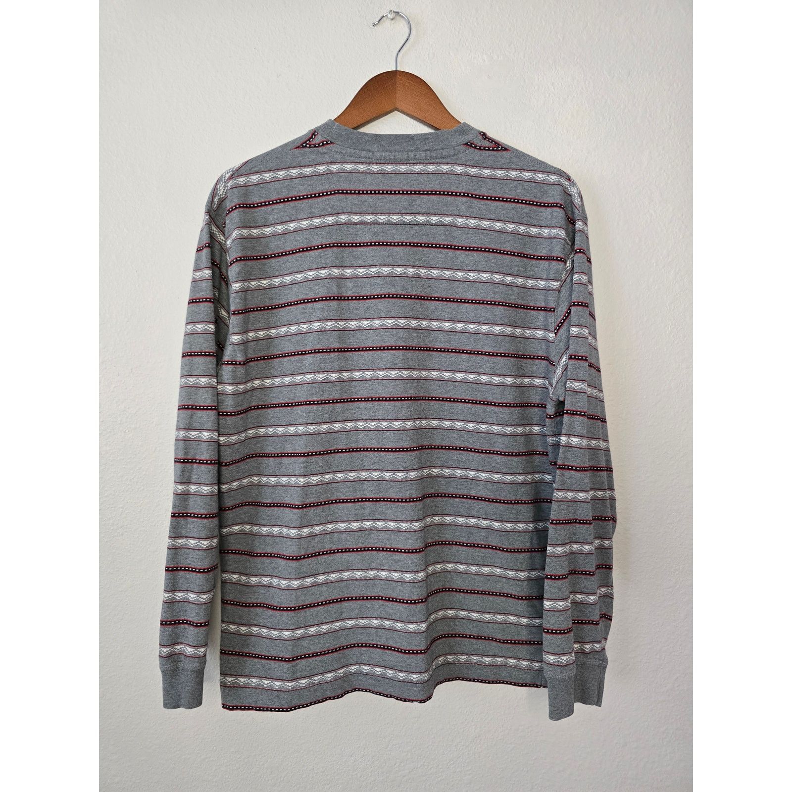 Other Vintage Fila Sport Shirt Fair Isle Striped M Gray Tee Size US M / EU 48-50 / 2 - 6 Thumbnail