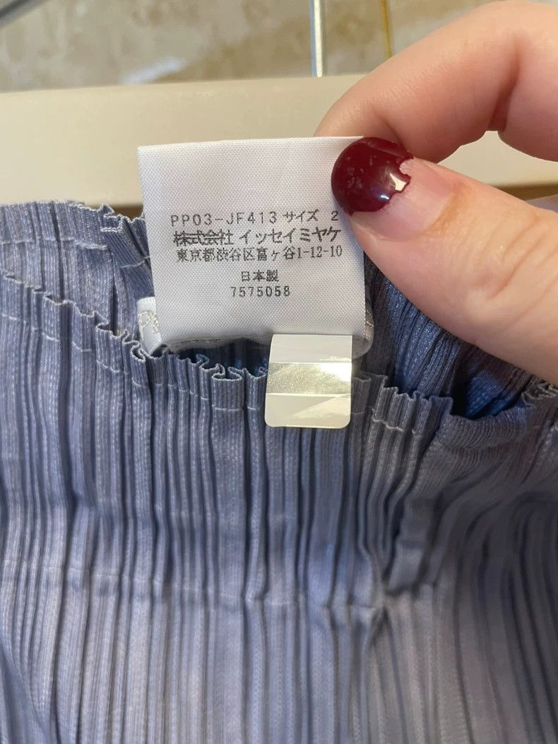 Issey Miyake Issey Miyake size:2 Grey pleated trousers Size 31" - 4 Thumbnail