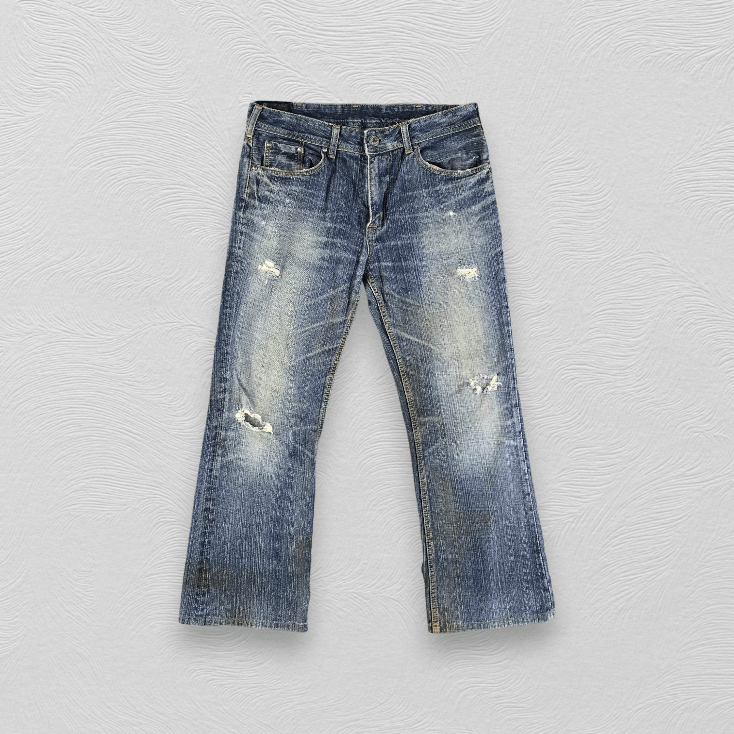 Japanese Brand Denim Craft Jeans Distressed Denim KJ2425 Size US 32 / EU 48 - 1 Thumbnail