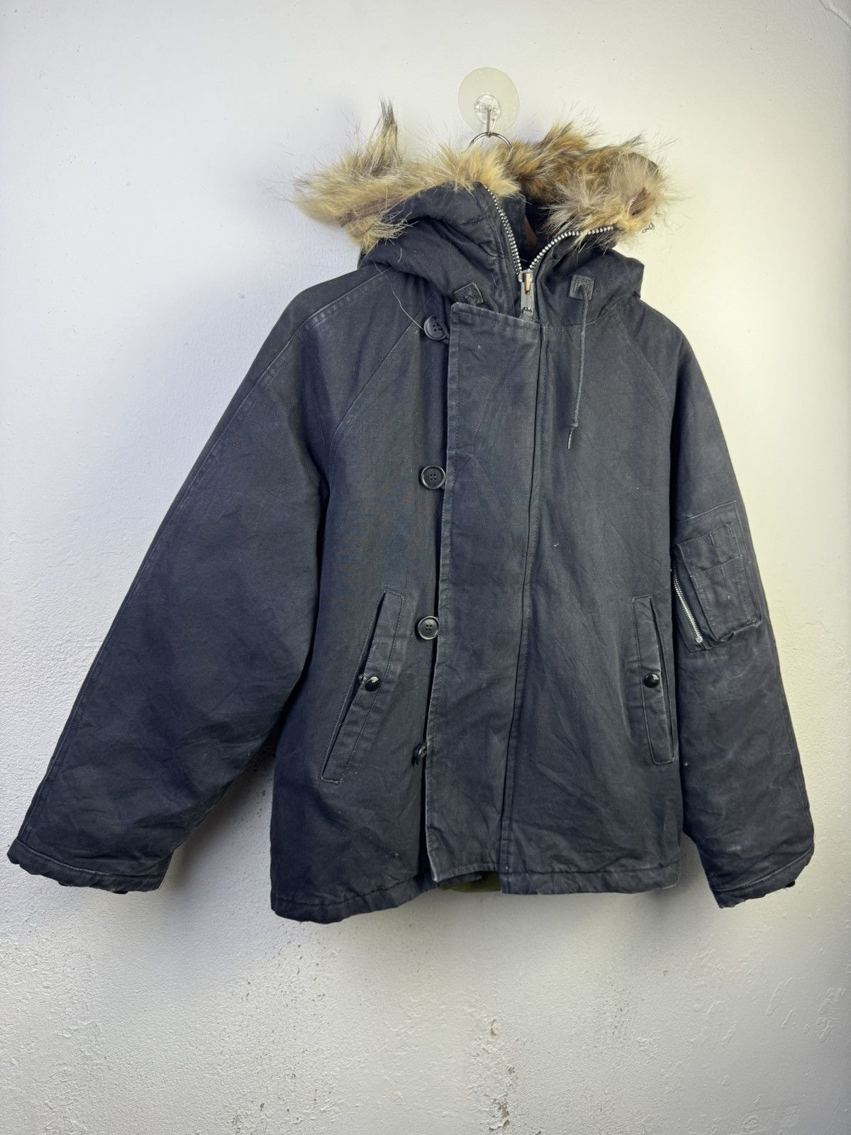 Vintage Vintage 80s N2B Flying Jacket Hooded Made In USA Size US M / EU 48-50 / 2 - 3 Thumbnail