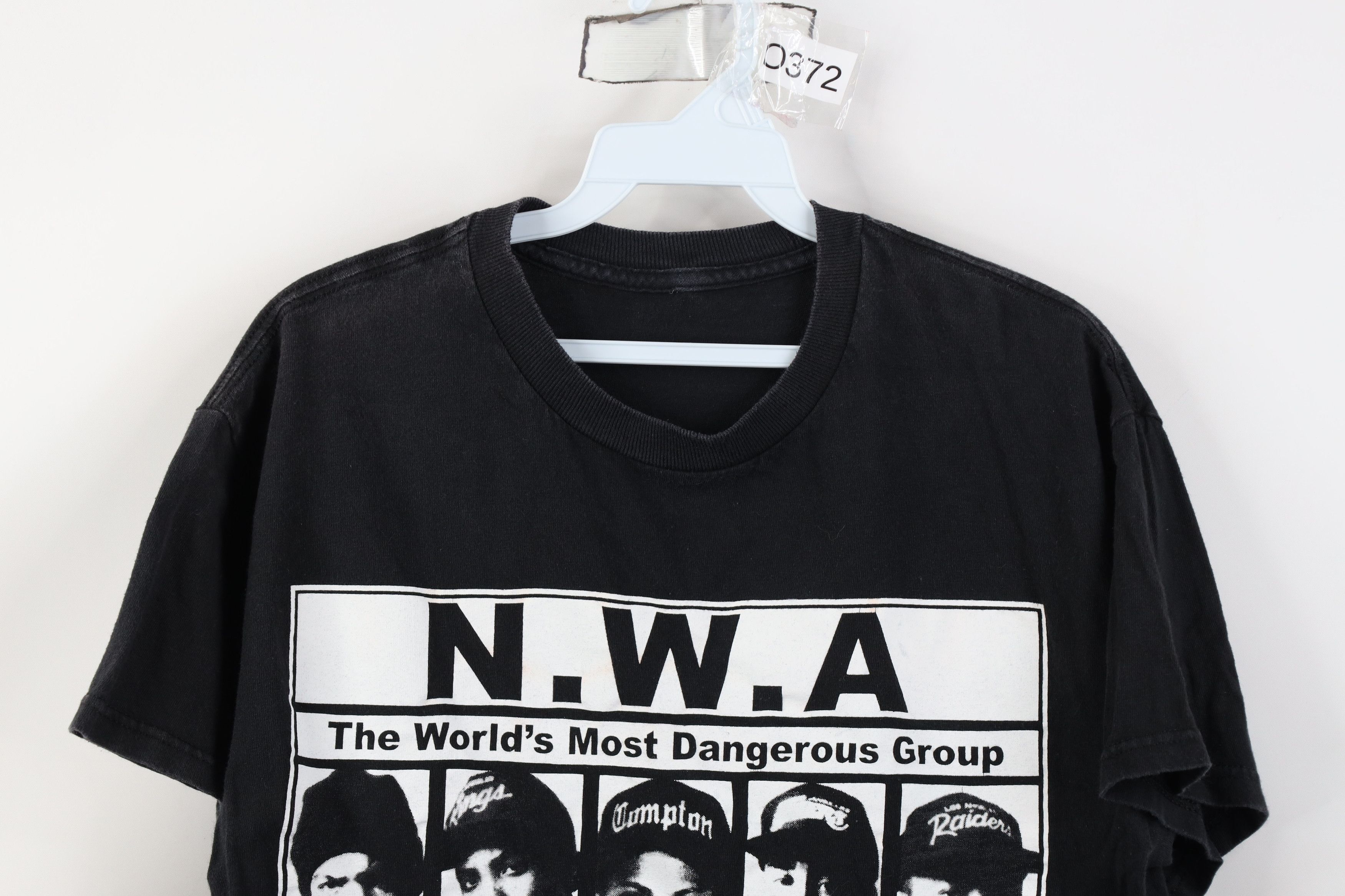 Vintage Vintage NWA Ice Cube Eazy E MC Ren Yella Dr Dre Rap T-Shirt Size US M / EU 48-50 / 2 - 2 Thumbnail