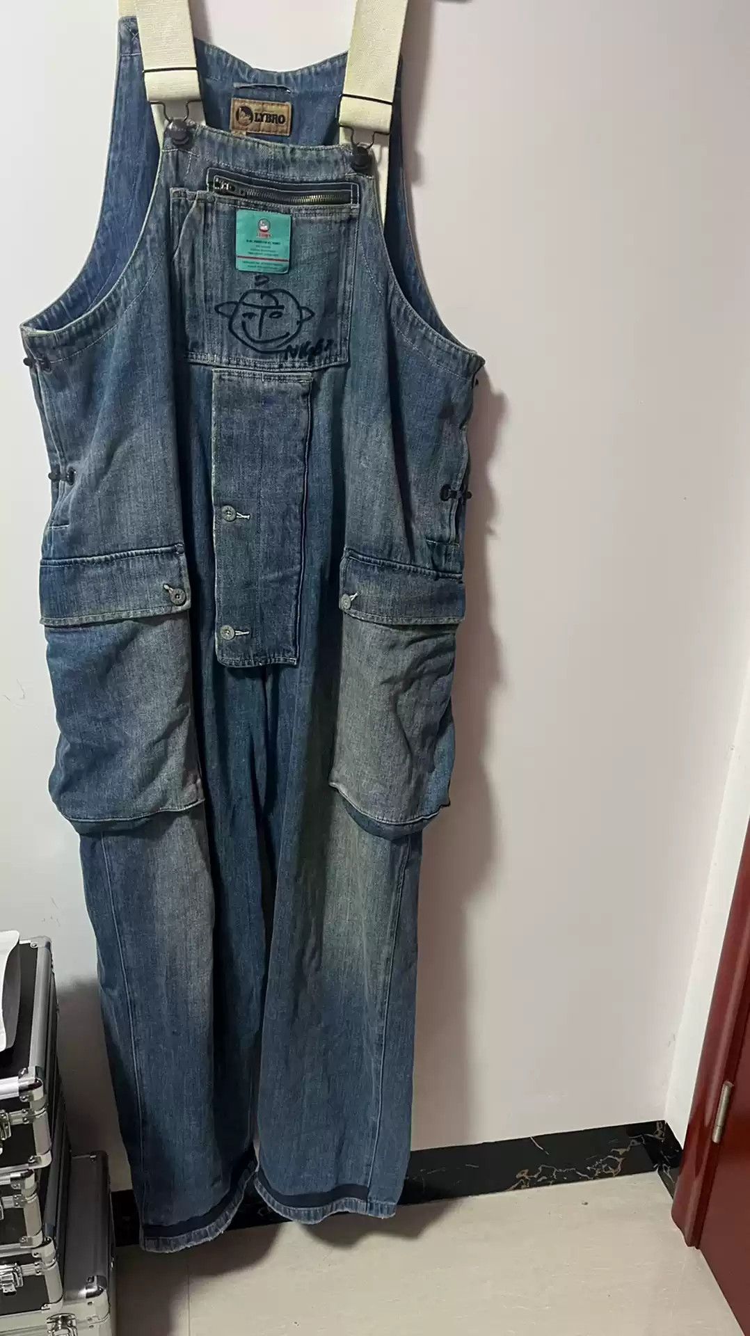 パンツ Nigel Cabourn LYBRO NAVAL DUNGAREE DENIM Nigel Cabourn X Lybro Naval Dungaree In Blue | ModeSens