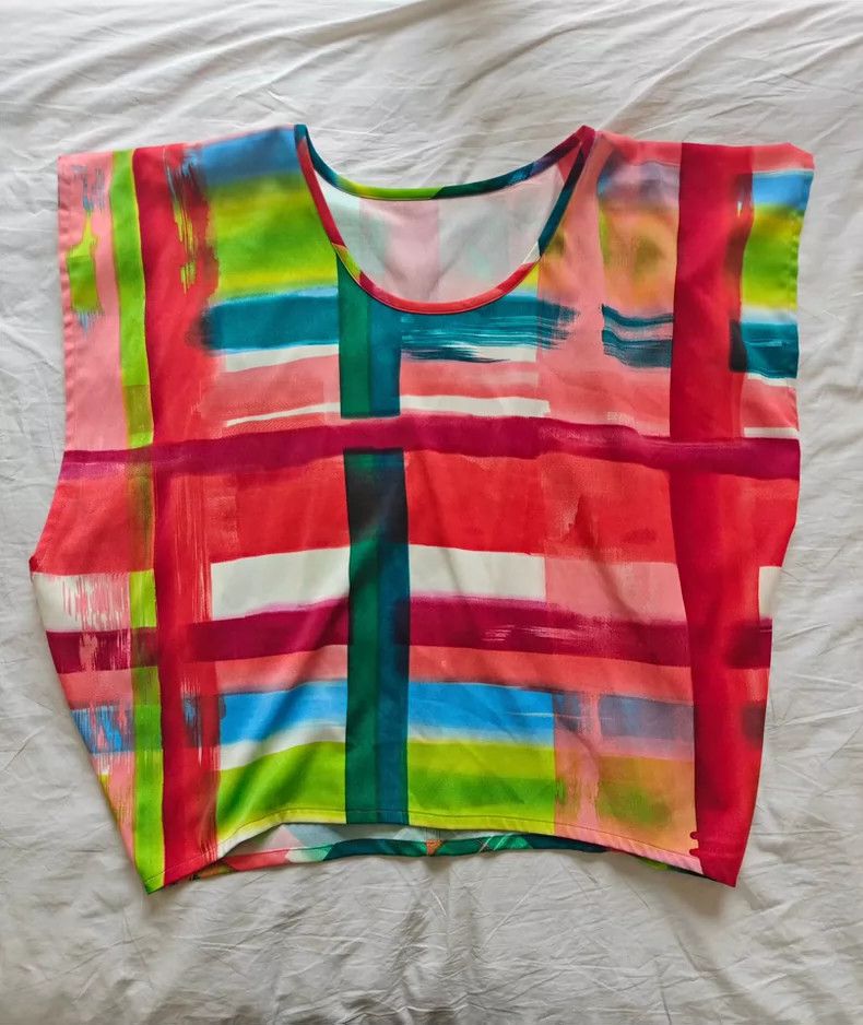 Issey Miyake Issey Miyake size:2 Colorful checkered vest Size M / US 6-8 / IT 42-44 - 1 Thumbnail