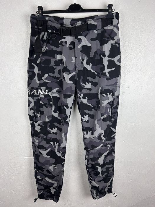 Karl Kani Karl Kani Signature Camouflage Crincle Nylon Pants Trousers ...