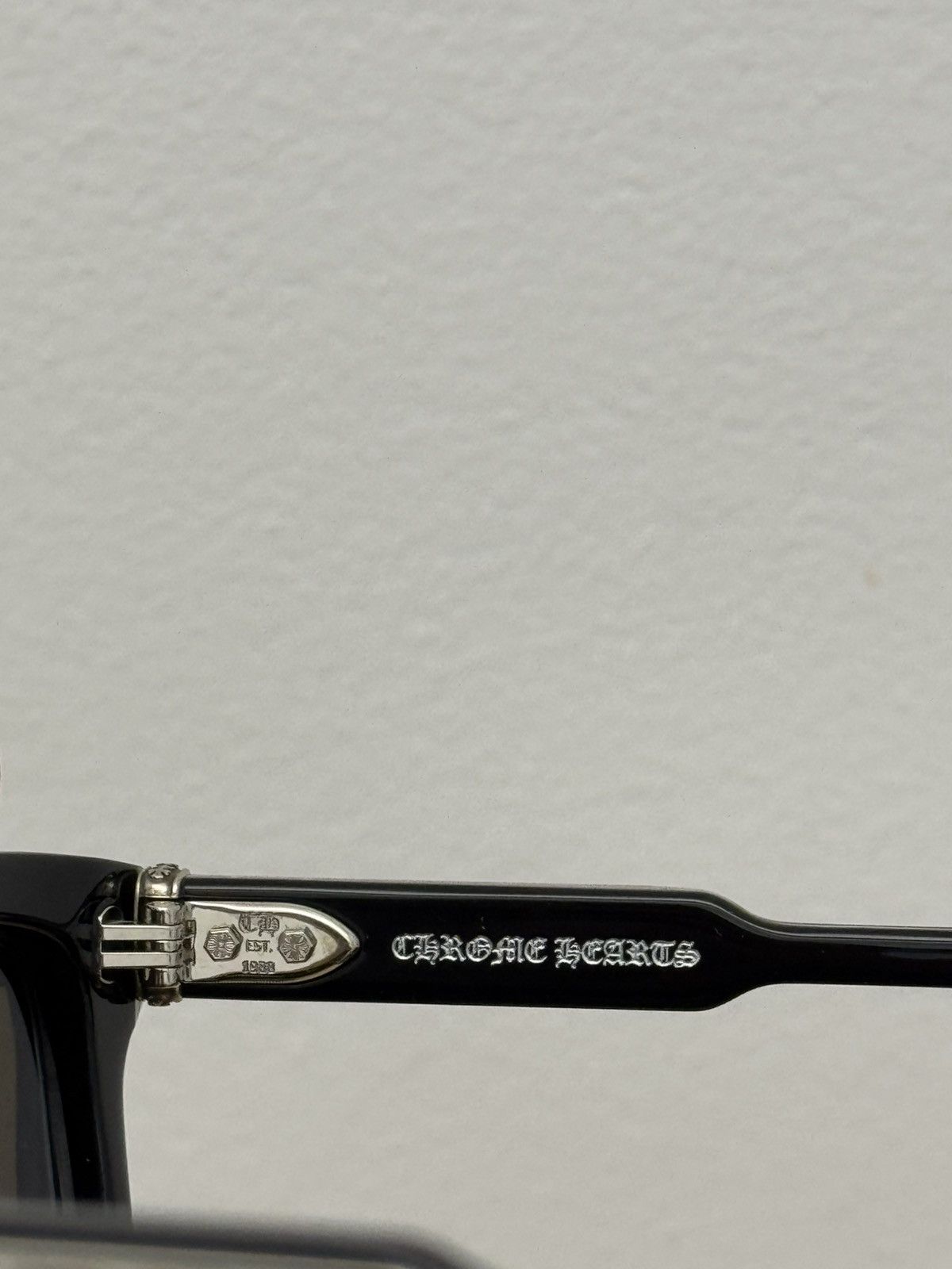 Chrome Hearts Chrome Hearts Ambidixtrous Black .925 Silver Glasses Size ONE SIZE - 12 Thumbnail