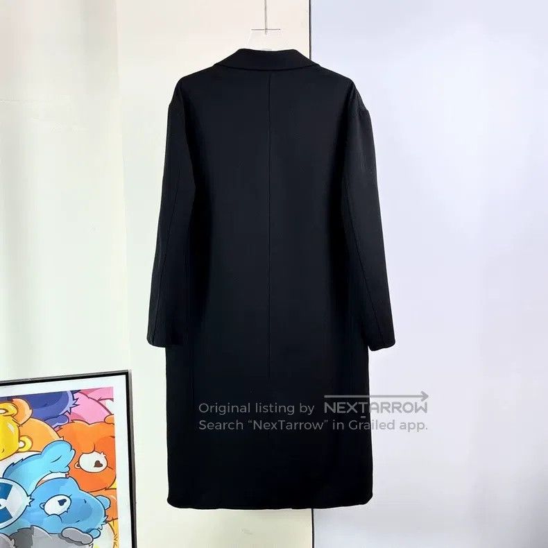 The Row The Row size 4 Black Wool Coat Jacket Size M / US 6-8 / IT 42-44 - 2 Thumbnail