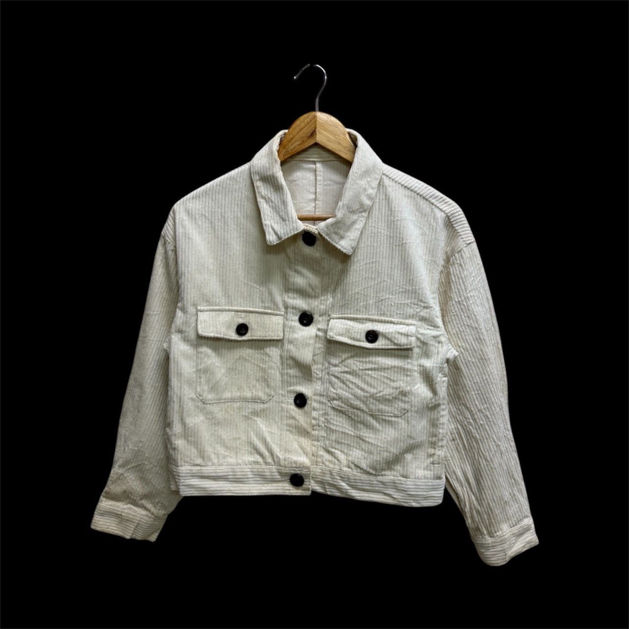 GU Gu button up croped top cudroy jacket Size S / US 4 / IT 40 - 1 Thumbnail
