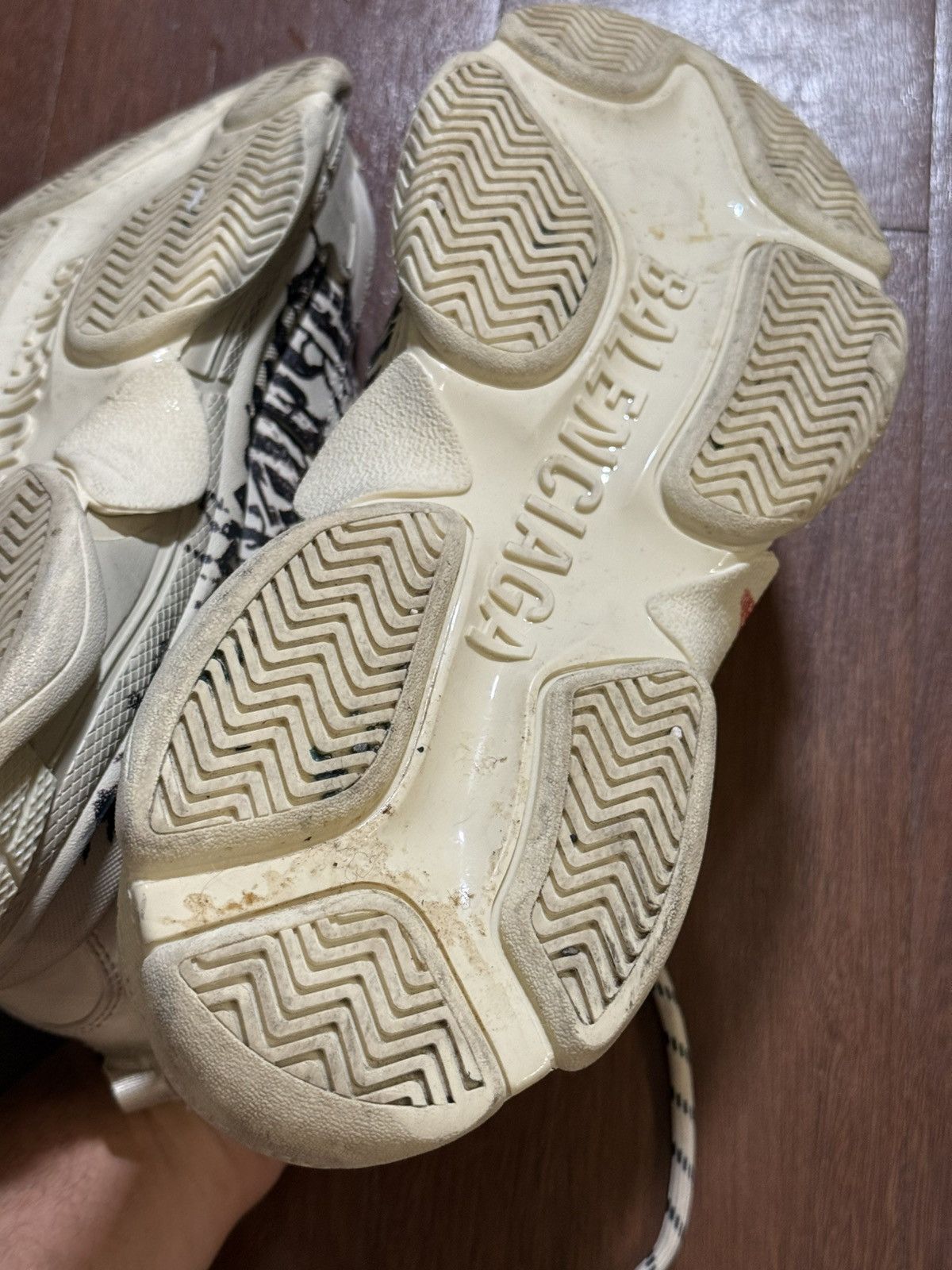 Balenciaga Balenciaga Triple S Diy Metal Shoes size 45 Size US 12 / EU 45 - 17 Thumbnail