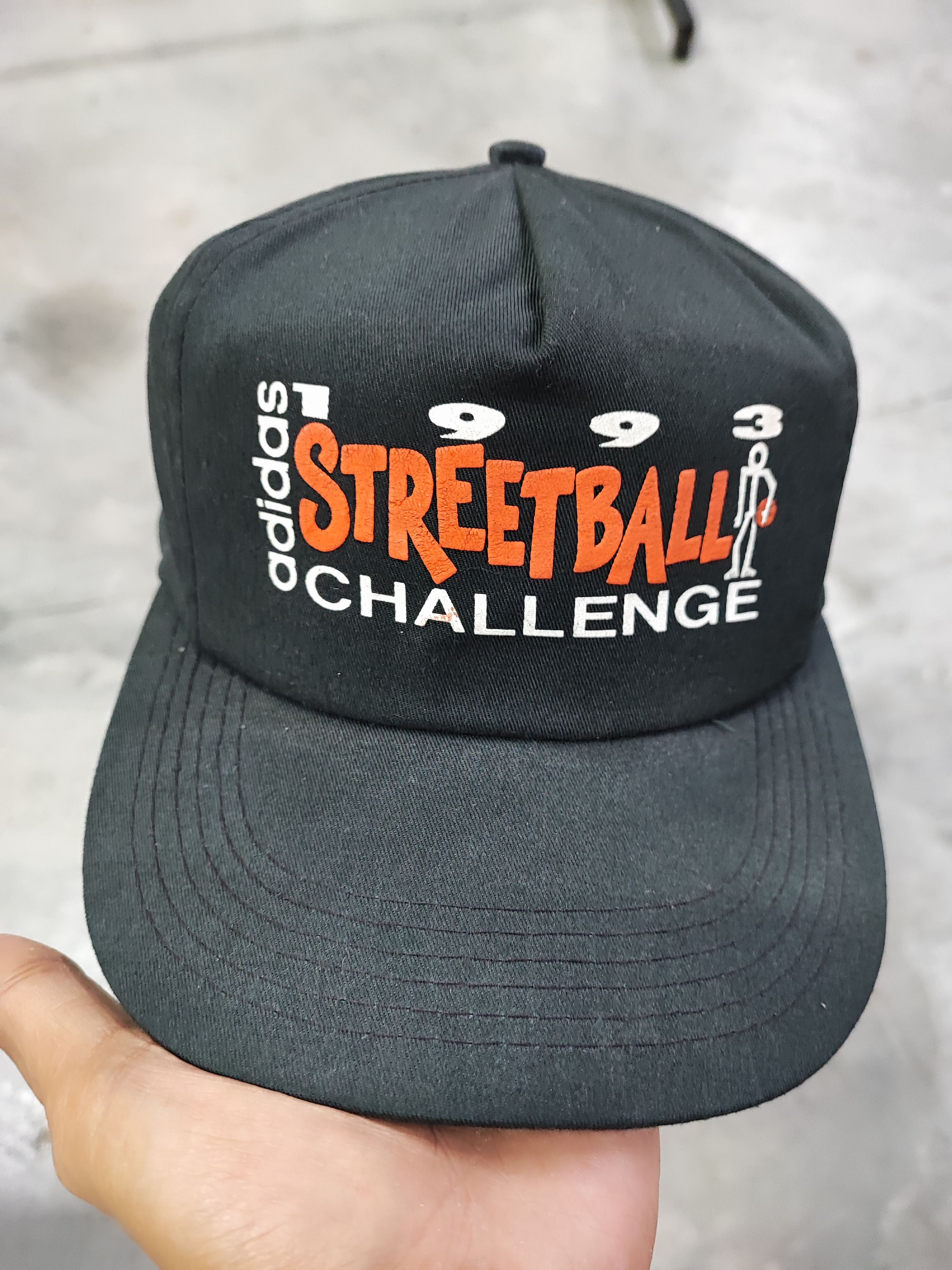 Adidas Adidas Vintage 1993 Streetball Cap Logo Streetwear Size ONE SIZE - 1 Thumbnail