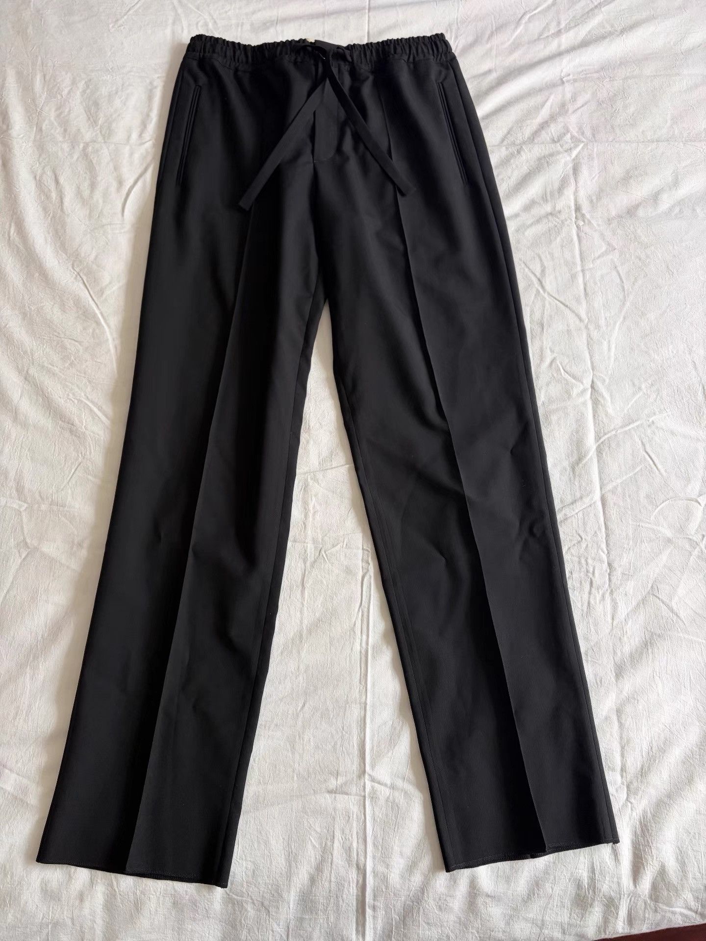 Valentino Valentino Men's Drawstring Casual Dress Pants K33 Size US 32 / EU 48 - 1 Thumbnail