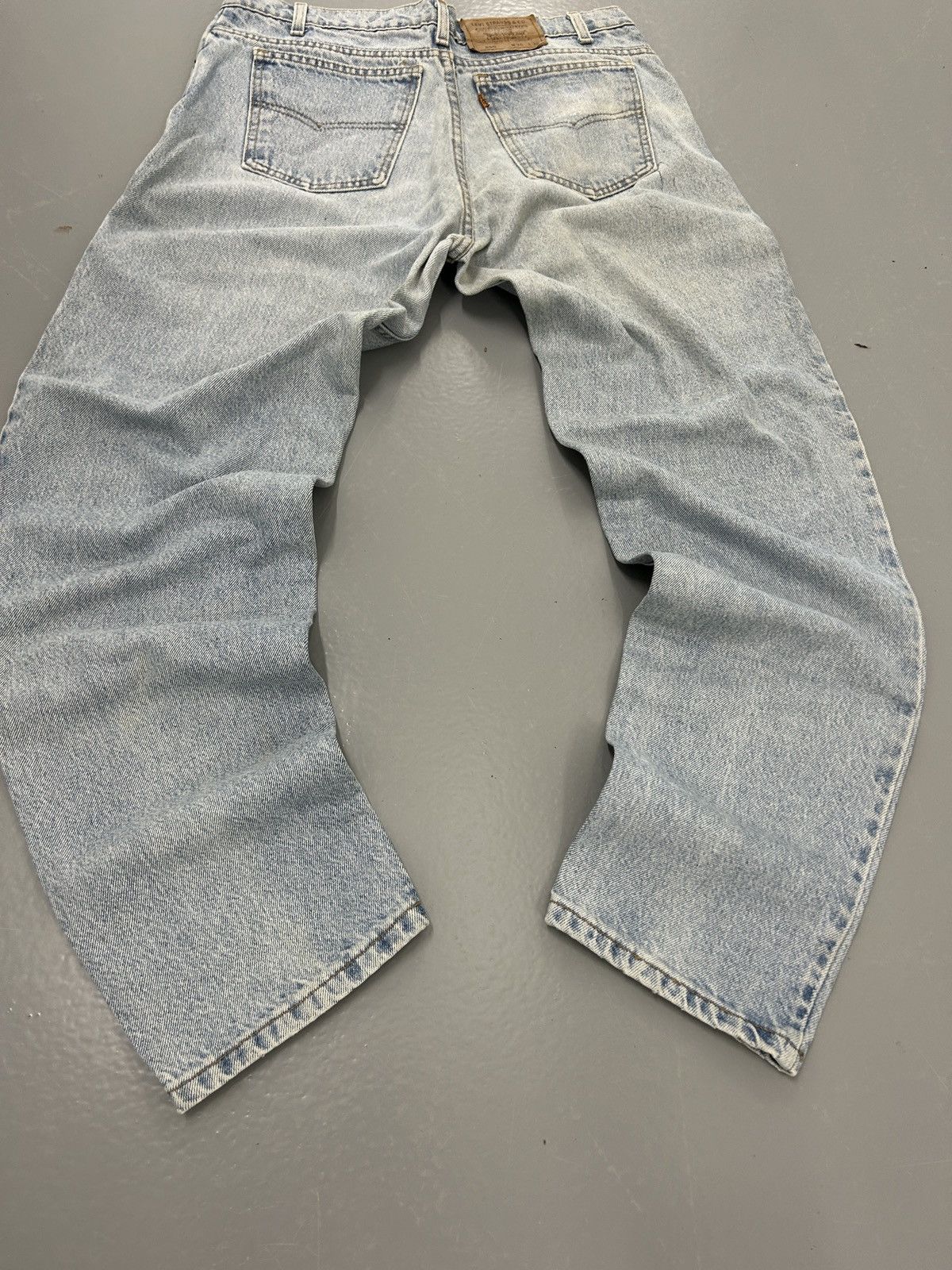 Levi's Crazy vintage y2k faded Levi’s 550 orange tab distressed Size US 34 / EU 50 - 2 Thumbnail