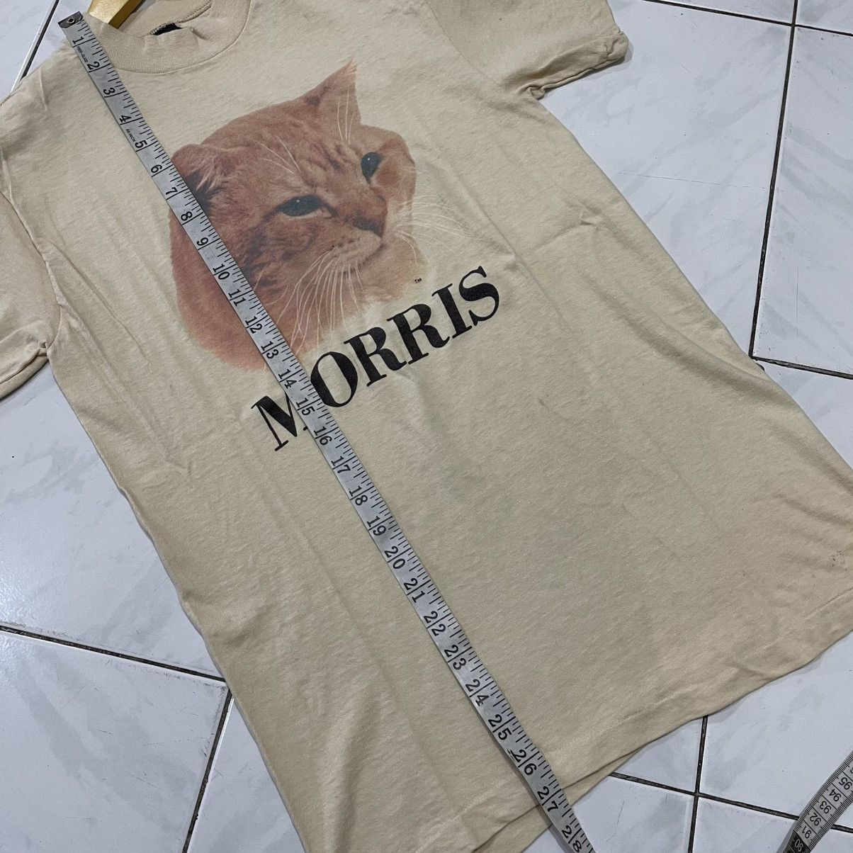 Vintage Rare 80s cat morris tee Size US S / EU 44-46 / 1 - 6 Thumbnail