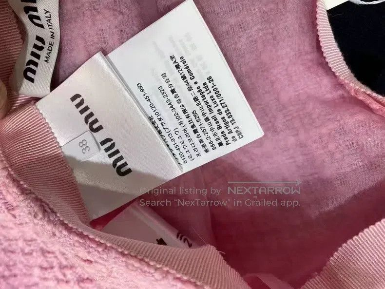Miu Miu Miu Miu 38 overskirt Size 37" - 4 Thumbnail