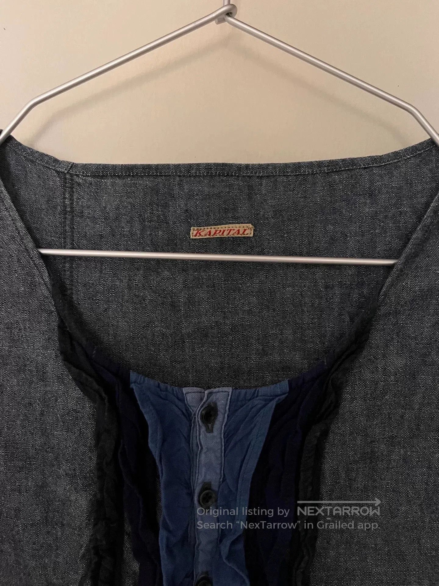 Kapital Kapital Indigo Lace Denim Vest. Size M / US 6-8 / IT 42-44 - 2 Thumbnail