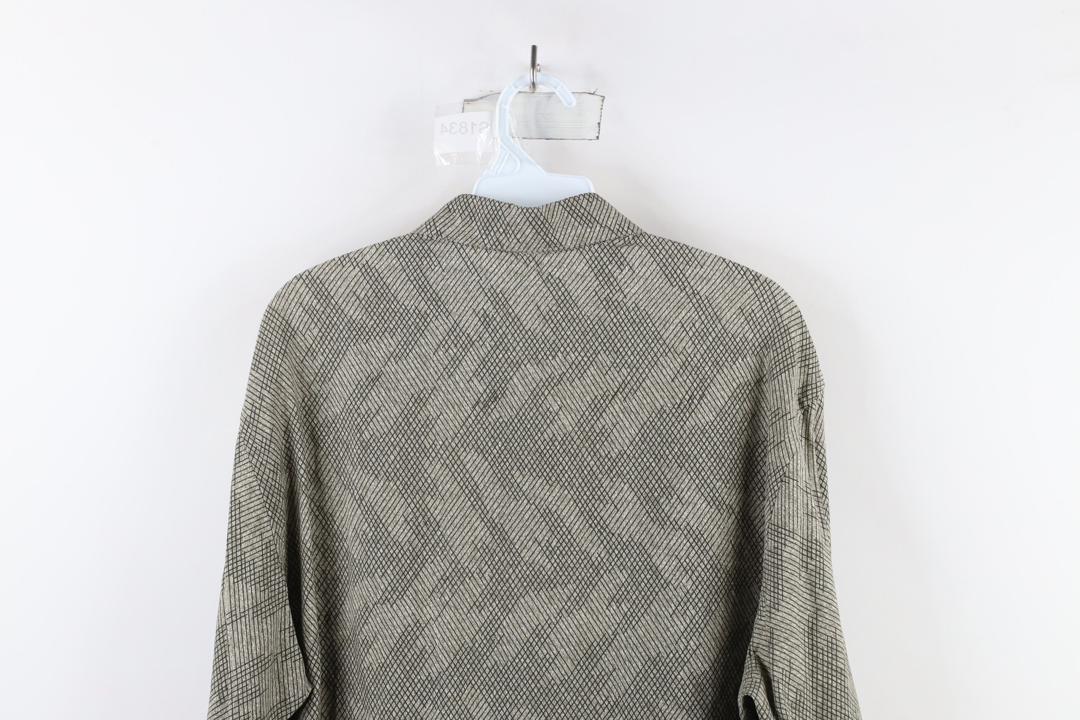 Vintage Vintage 90s Streetwear Cross Hatch Long Sleeve Button Shirt Size US M / EU 48-50 / 2 - 6 Thumbnail