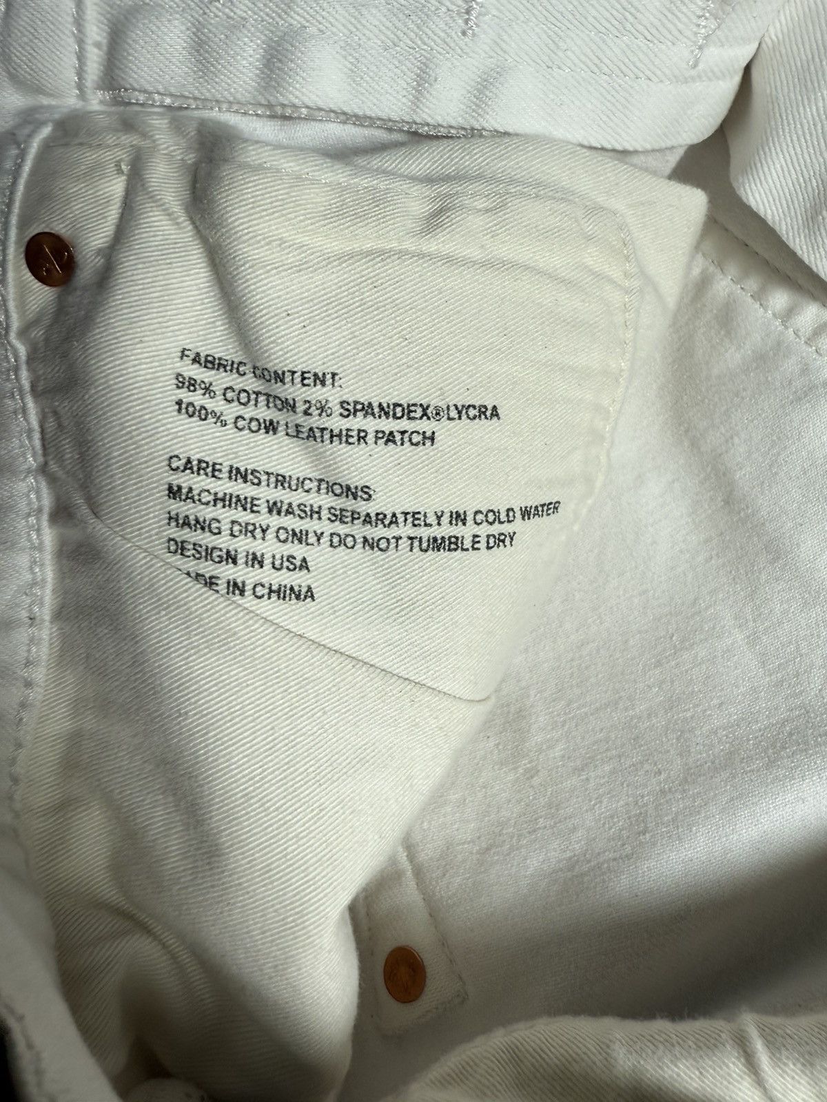 Purple Brand PURPLE Brand White Style No.P001 Size 34 Size US 34 / EU 50 - 5 Thumbnail