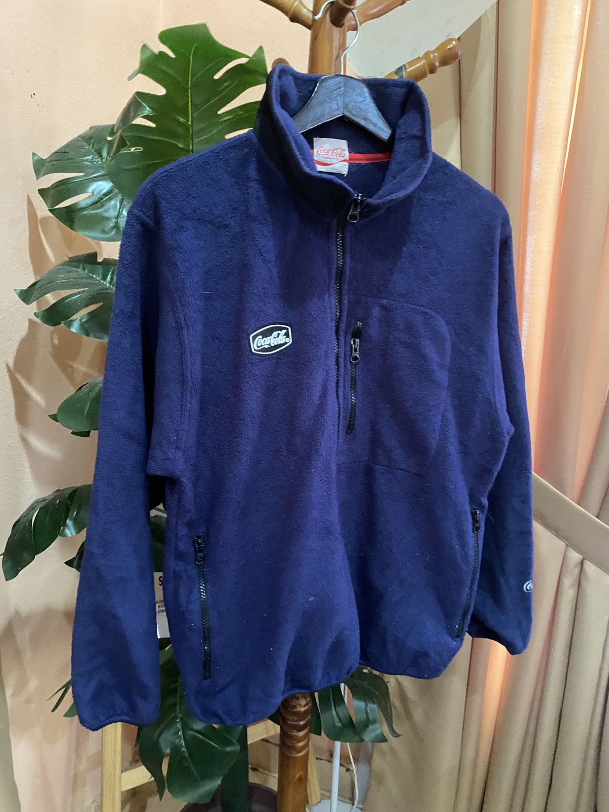 Coca Cola VINTAGE COCA COLA HALF ZIPPER FLEECE JACKET Size US M / EU 48-50 / 2 - 3 Thumbnail