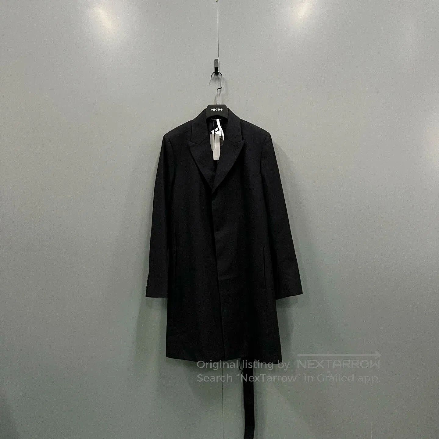 Dior black belted coat with lapel from Dior. Size US XXL / EU 58 / 5 - 1 Thumbnail