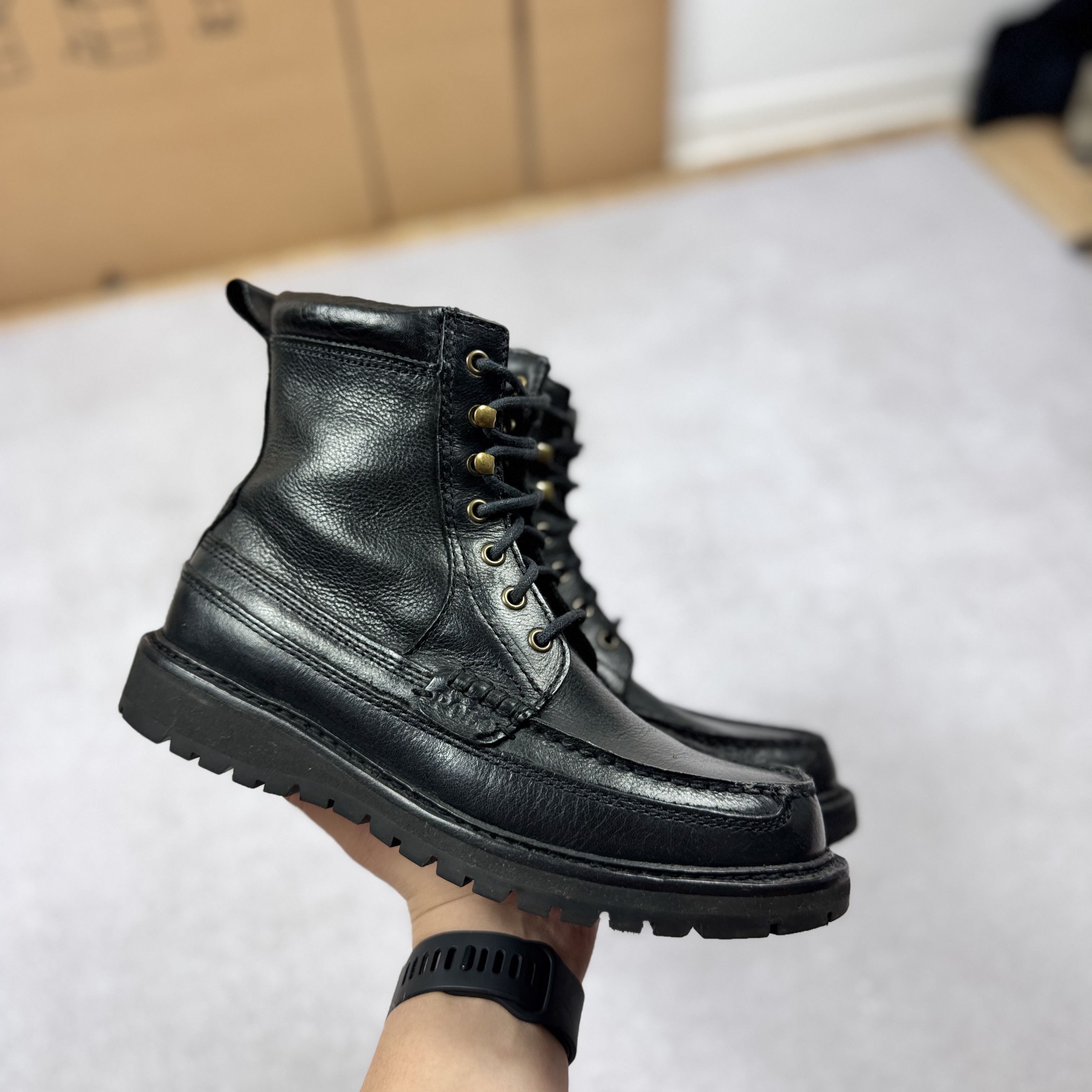 Polo Ralph Lauren Polo Ralph Lauren Willingcott Leather Upper Boots size 40 Size US 7 / EU 40 - 2 Thumbnail
