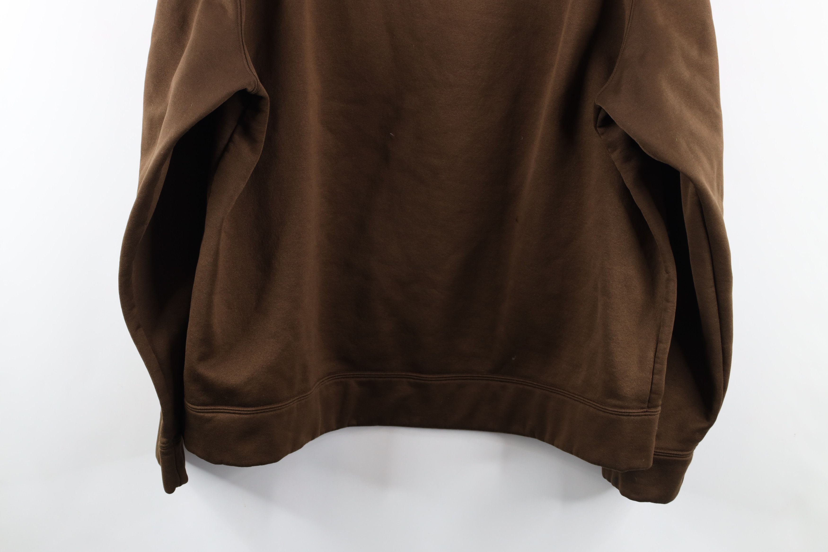 Vintage Under Armour Tactical Hoodie Sweatshirt Brown