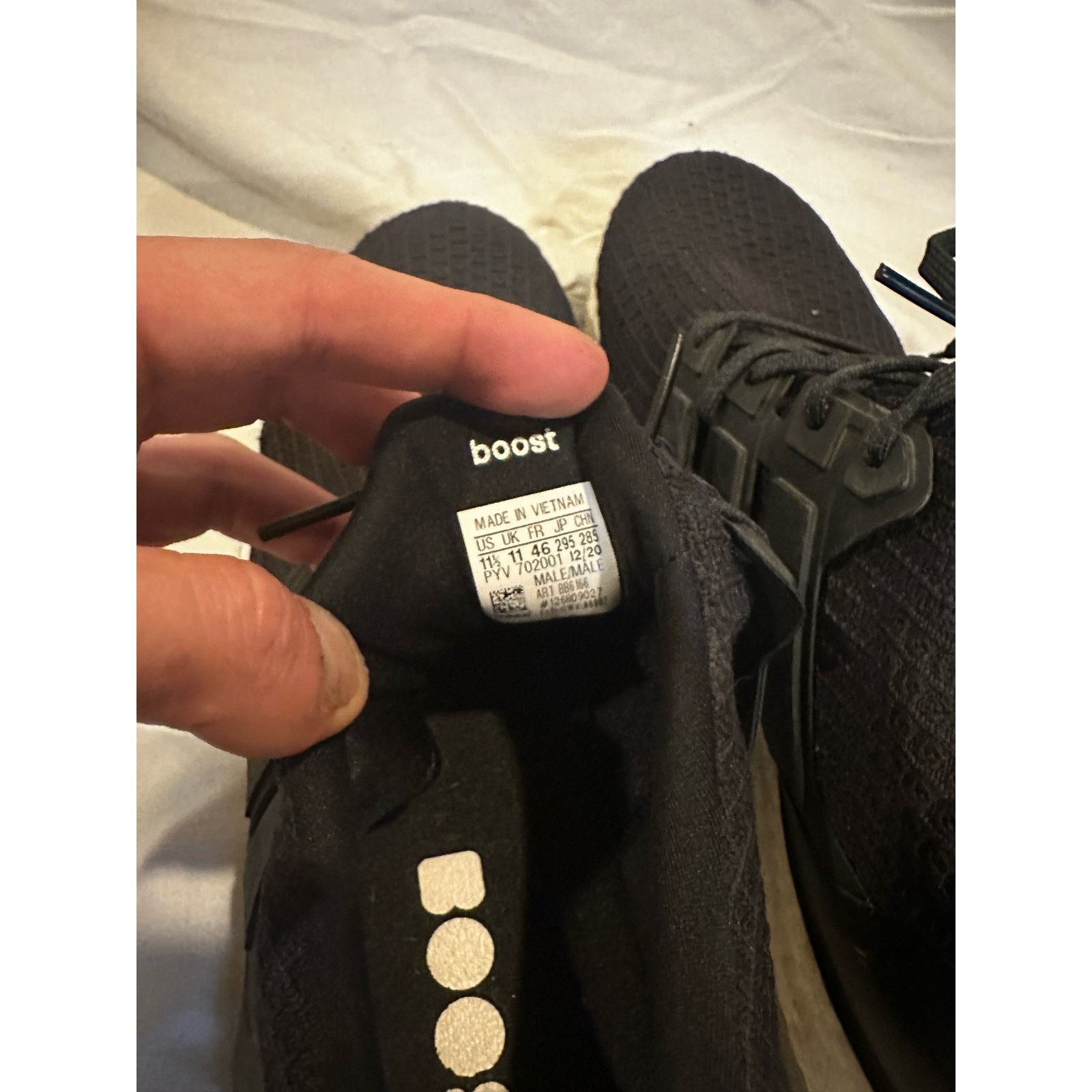 Adidas Adidas ultraboost black men’s 11.5 Size US 11.5 / EU 44-45 - 4 Thumbnail