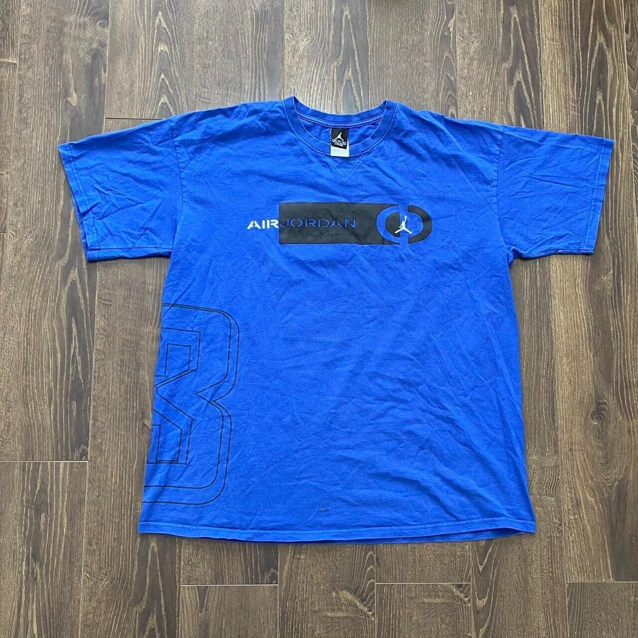 Jordan Brand Y2K air Jordan blue baggy T-shirt SZ XXL Size US XXL / EU 58 / 5 - 1 Thumbnail
