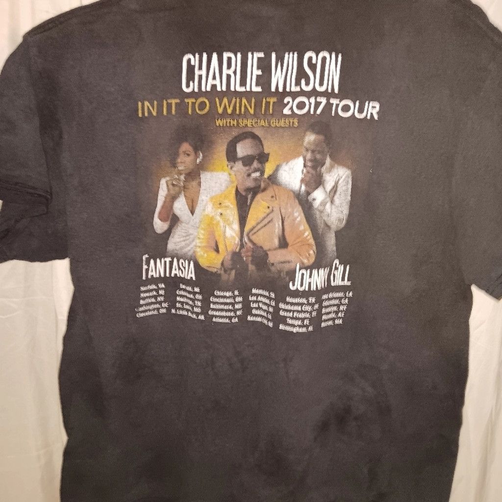 Delta Charlie Wilson, 2017 In It to Win It. Tour Shirt ,xl nwot Size US XL / EU 56 / 4 - 2 Thumbnail