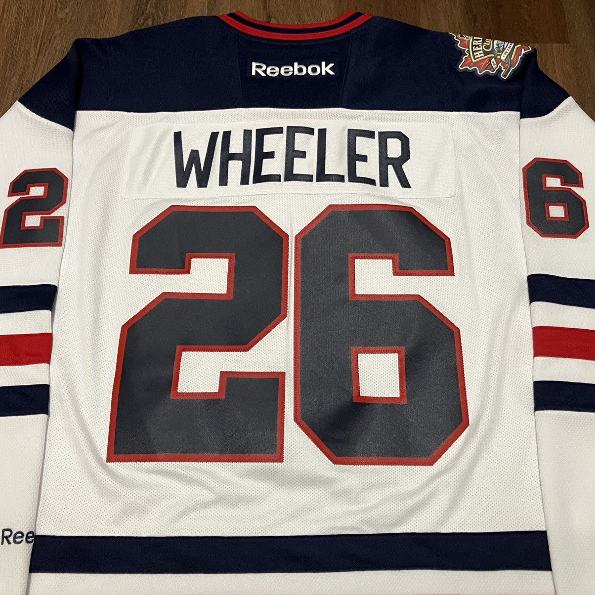 Reebok Winnipeg Jets Wheeler 2016 Heritage Reebok NHL Hockey Jersey Size US L / EU 52-54 / 3 - 5 Thumbnail