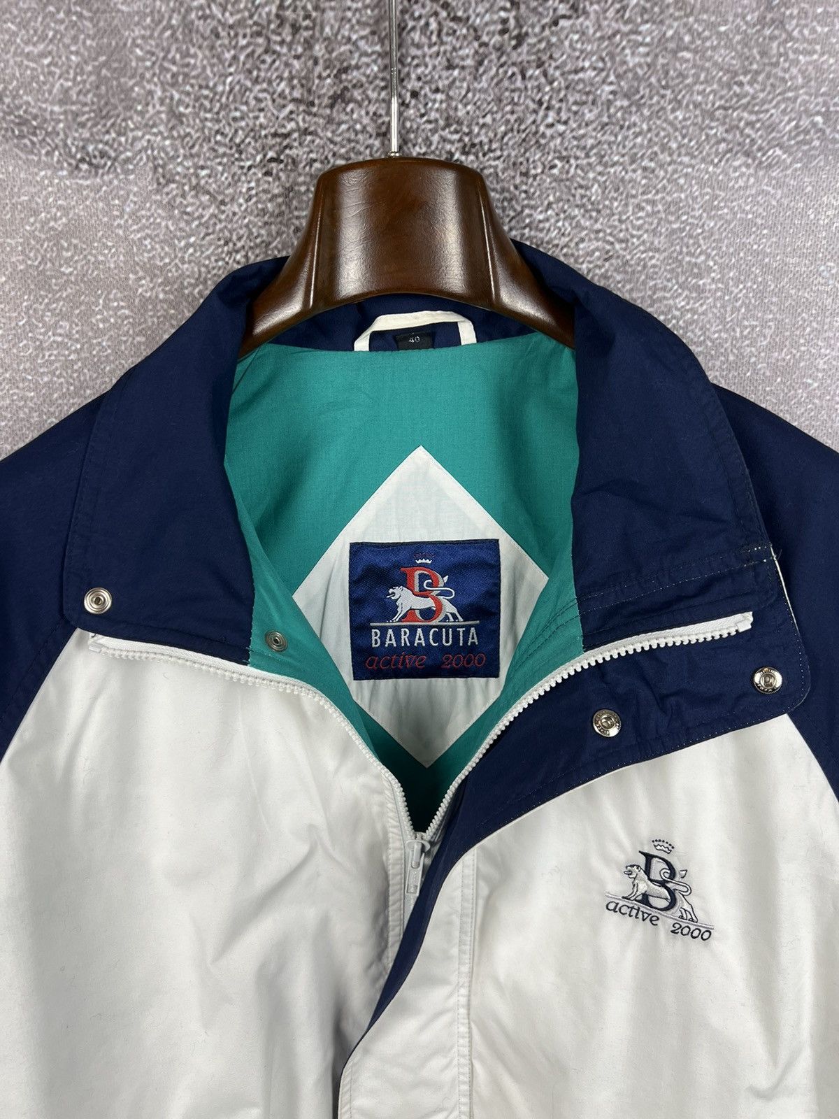 Baracuta × Designer × Vintage 90s Baracuta Active 2000 Light Windbreaker full zip track Size US XL / EU 56 / 4 - 6 Thumbnail
