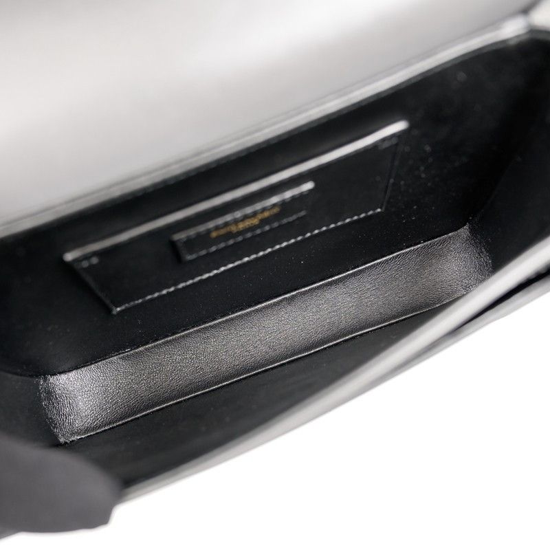 Saint Laurent Paris o1b1hav110924 Size: OS / Medium Satchel Leather Bag in Grey Size ONE SIZE - 6 Thumbnail