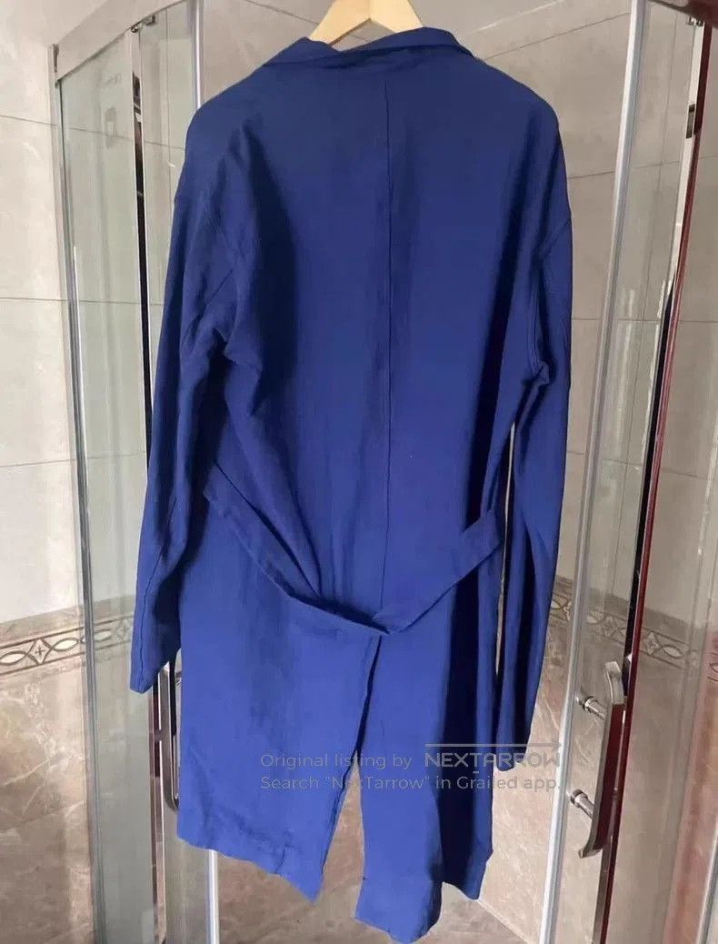 Haider Ackermann Haider Ackermann Blue Cargo Trench Coat. Size US S / EU 44-46 / 1 - 7 Thumbnail