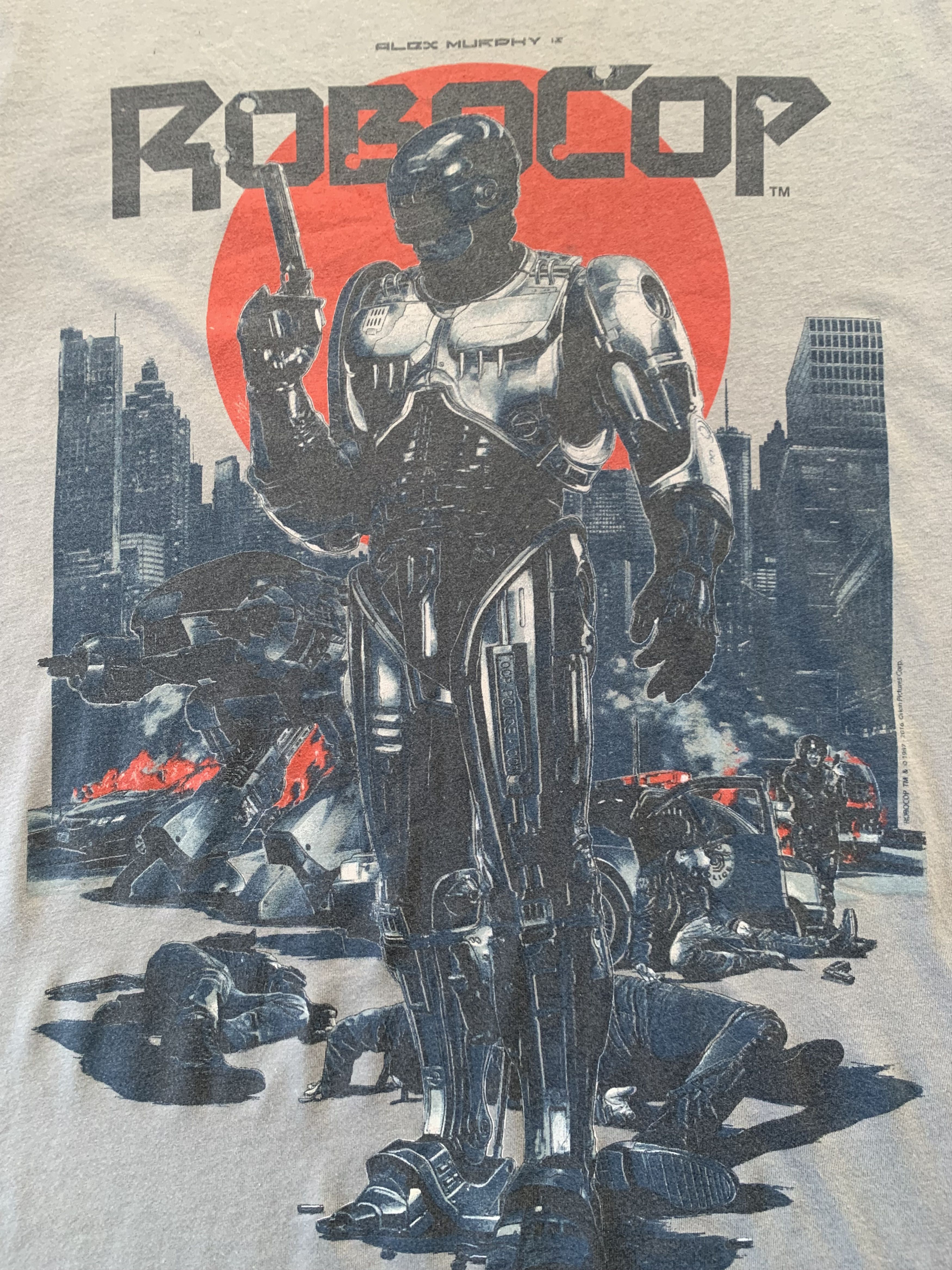 Other Alex Murphy RoboCop Mens Gray Print T-Shirt Size US M / EU 48-50 / 2 - 5 Thumbnail