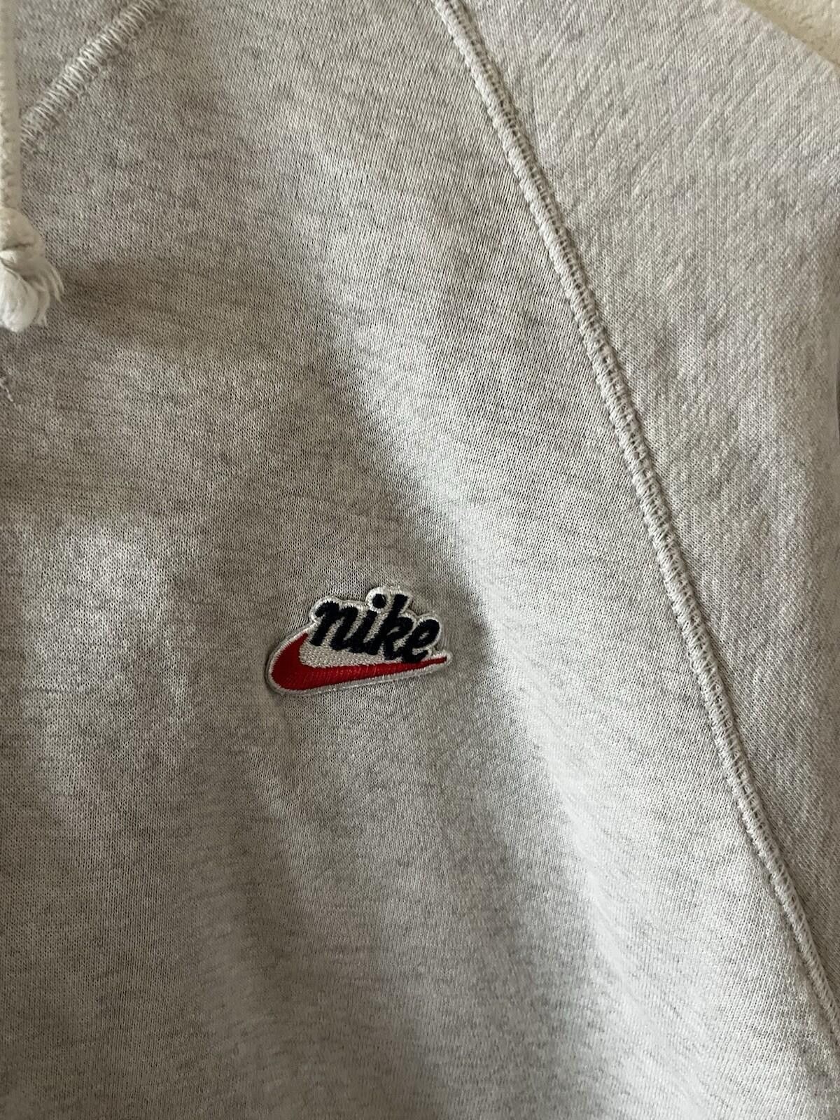 Nike Nike Mini Swoosh Hoodie Heather Grey Pullover Men's XL Size US XL / EU 56 / 4 - 2 Thumbnail