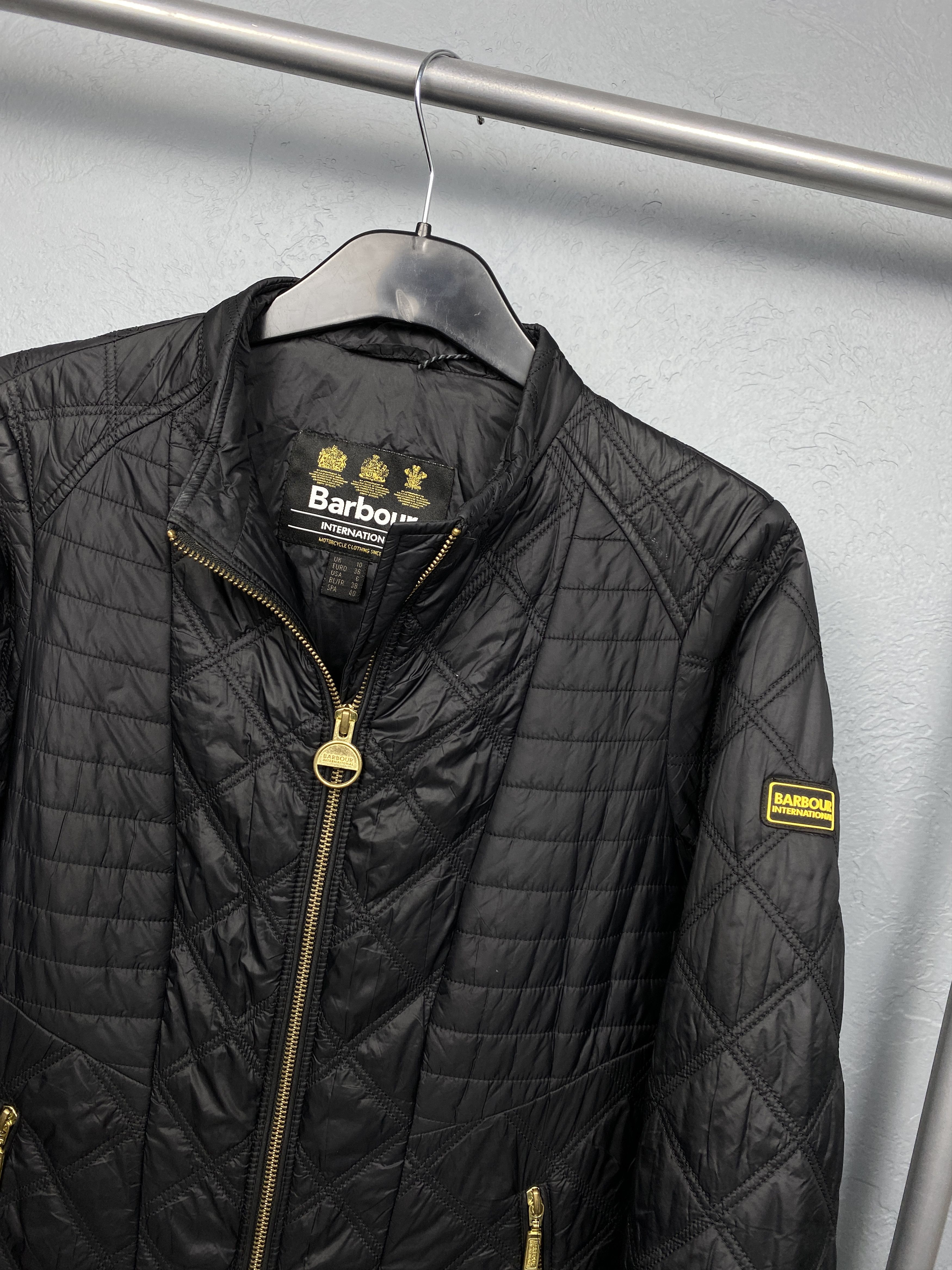 Barbour Barbour International Vintage Freethrow Biker Quilted Jacket Size M / US 6-8 / IT 42-44 - 2 Thumbnail